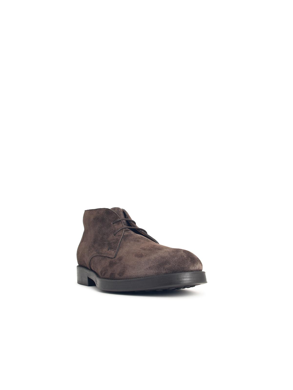 Tod's Brown Suede Ankle Boots Men TOD'S