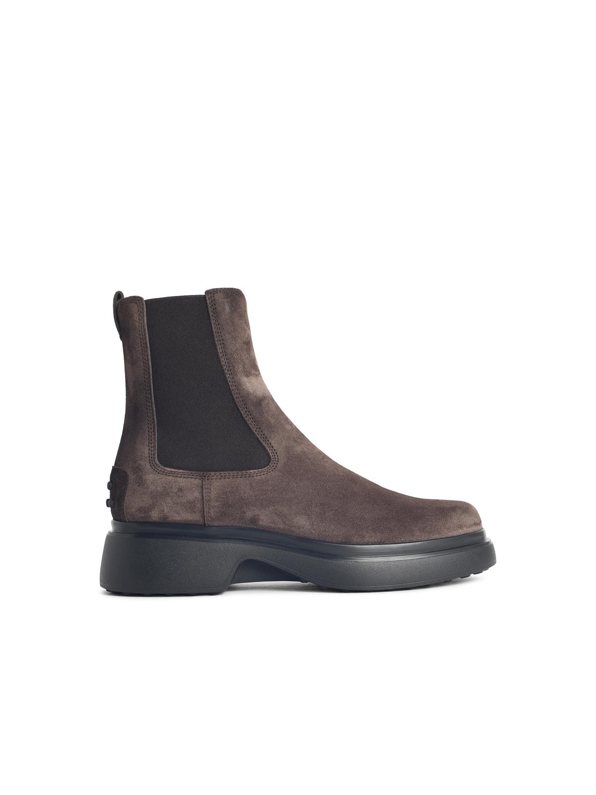 Tod's Brown Suede Ankle Boots Women TOD'S