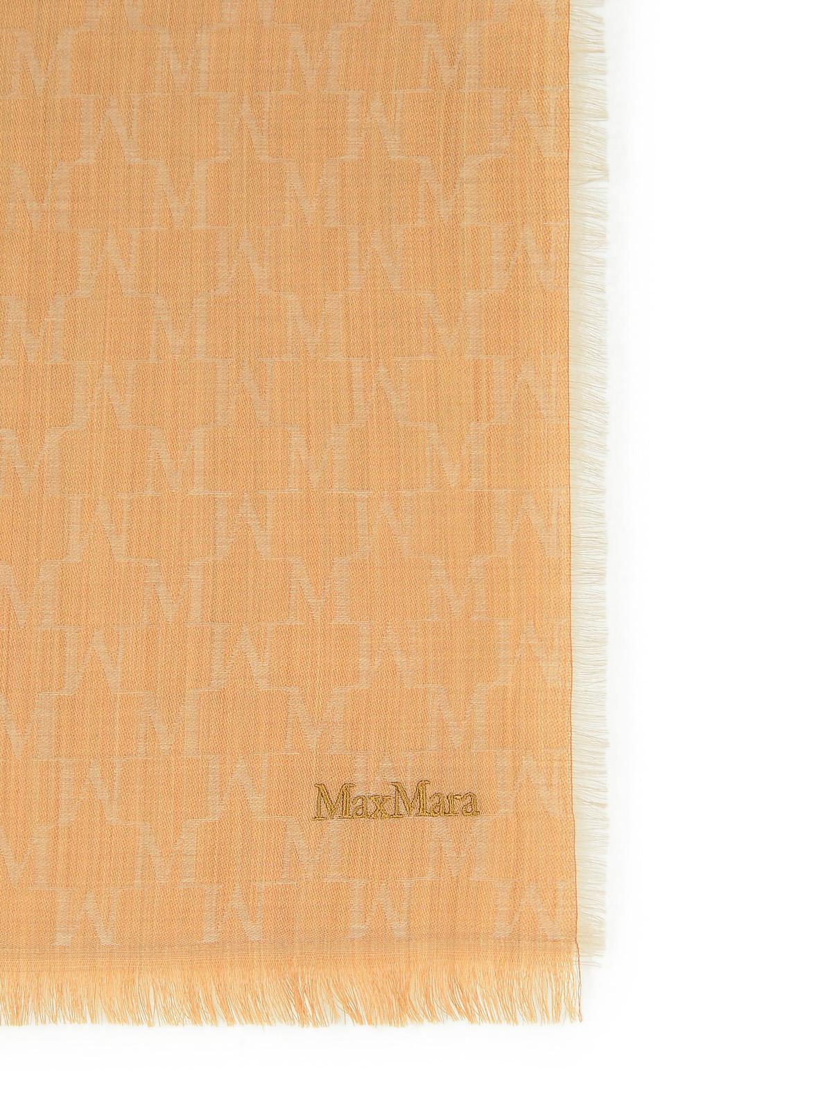 Max Mara 'Magico' Camel Virgin Wool Scarf Women MAX MARA