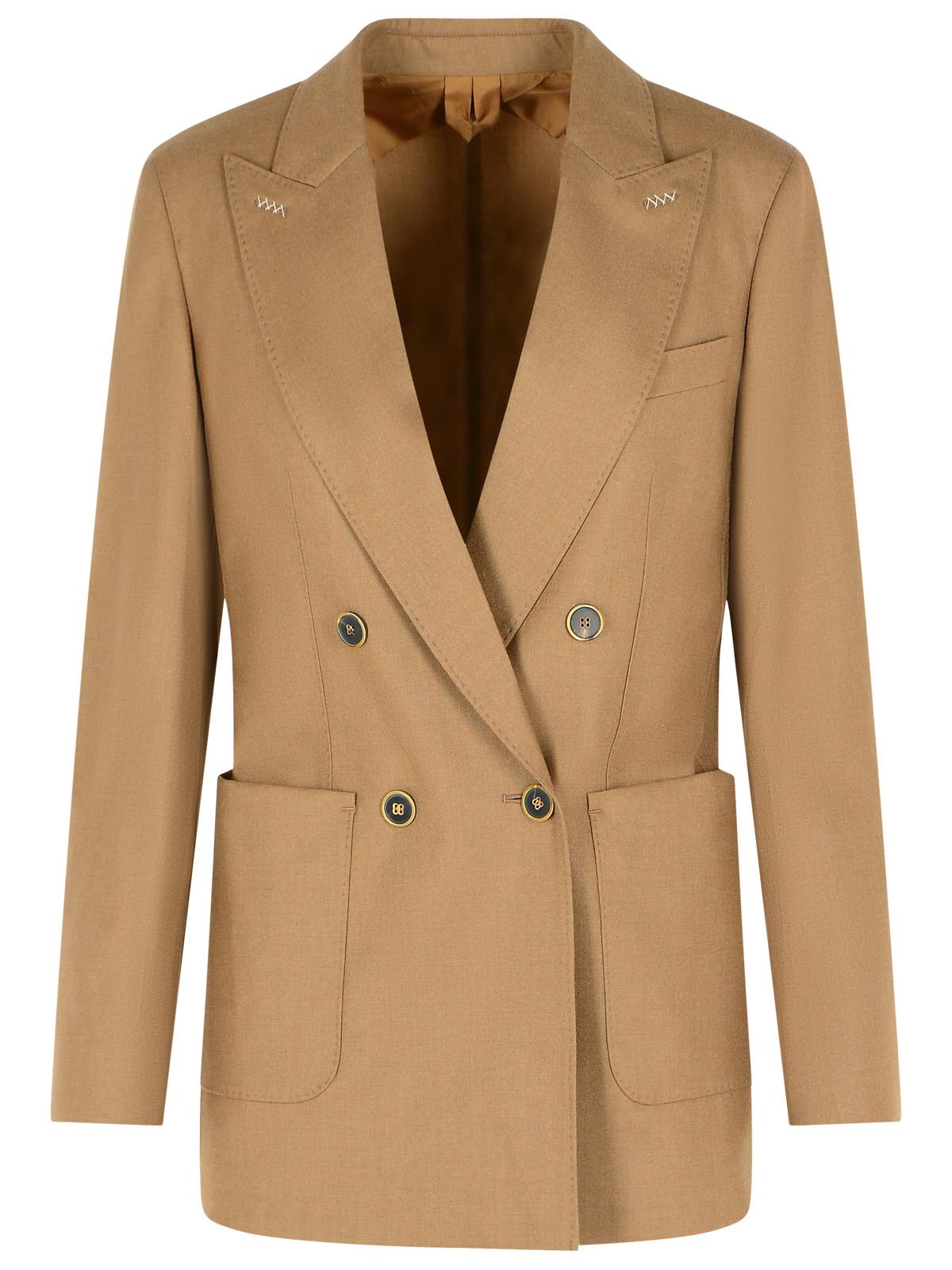 Max Mara Brown Cashmere Blazer Women