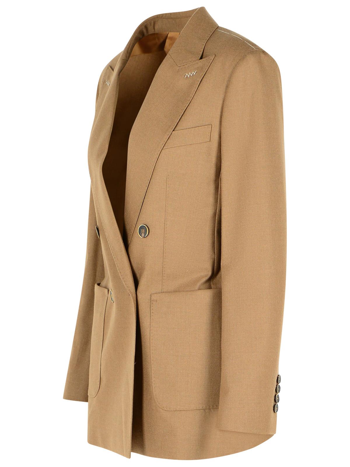 Max Mara Brown Cashmere Blazer Women
