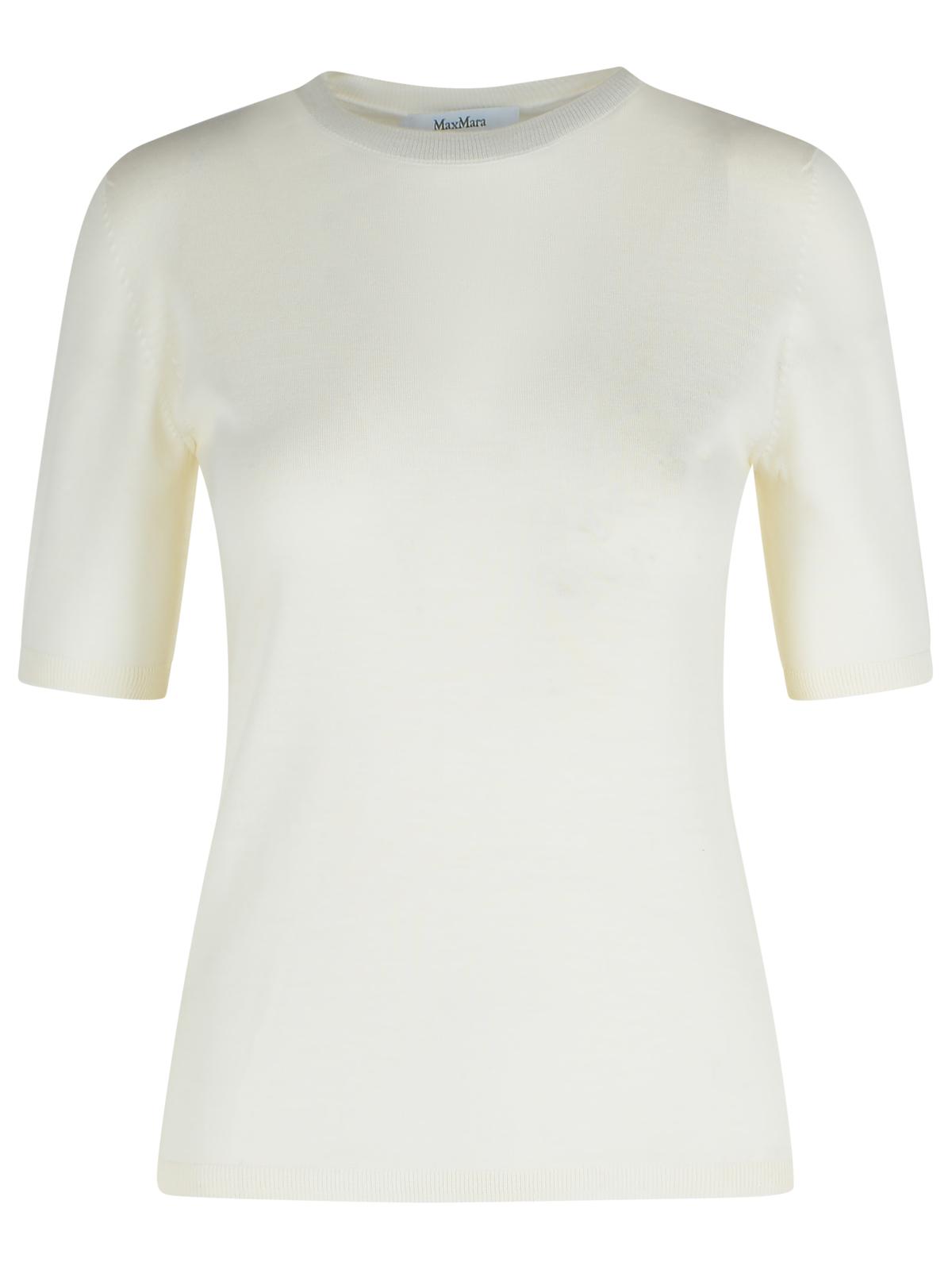 Max Mara 'Gerico' White Virgin Wool Sweater Women MAX MARA