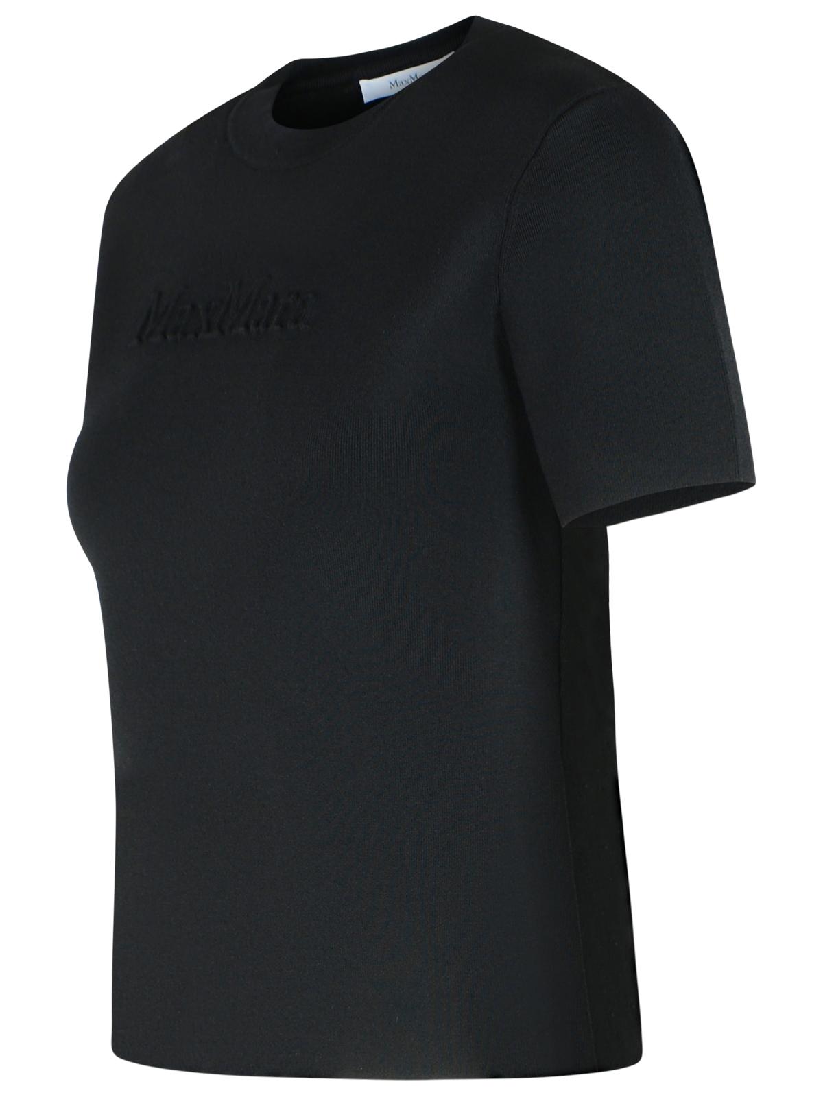 Max Mara 'Adelio' Black Viscose Blend T-Shirt Women MAX MARA