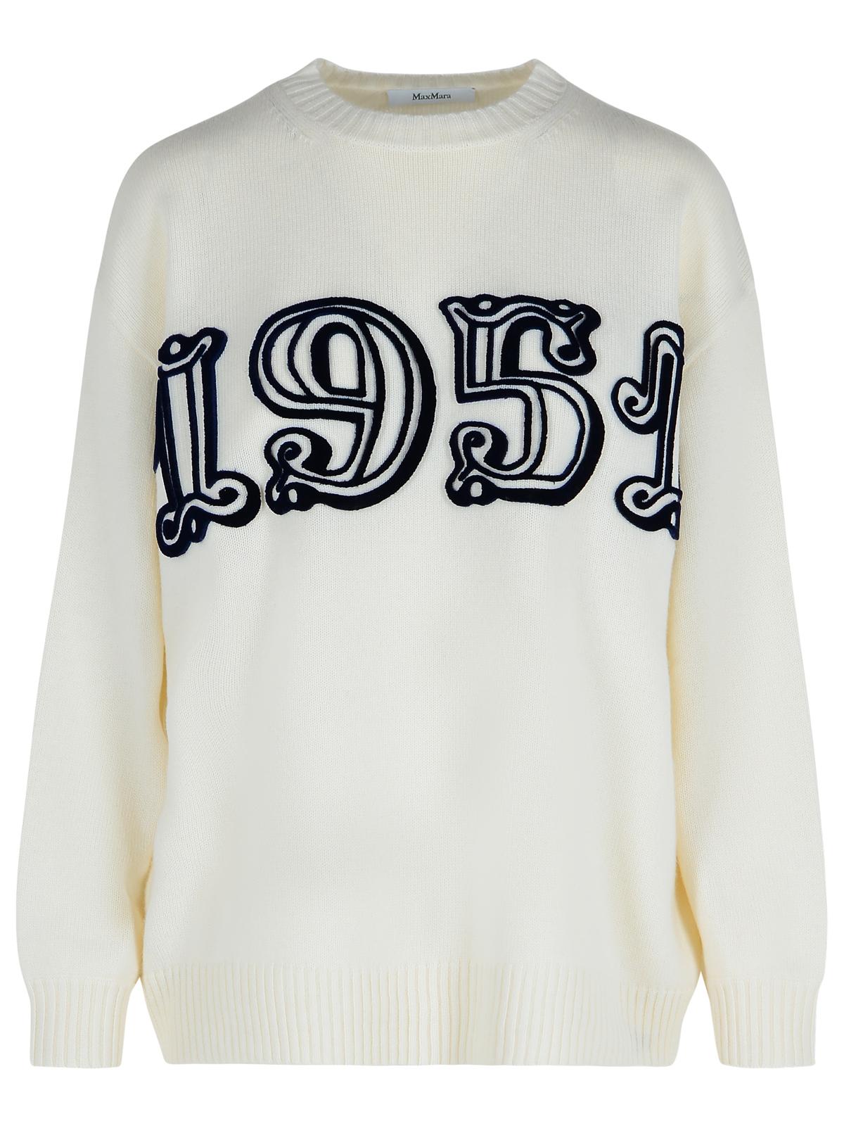 Max Mara Off-White Wool And Cashmere 'Fido' Sweater Women MAX MARA