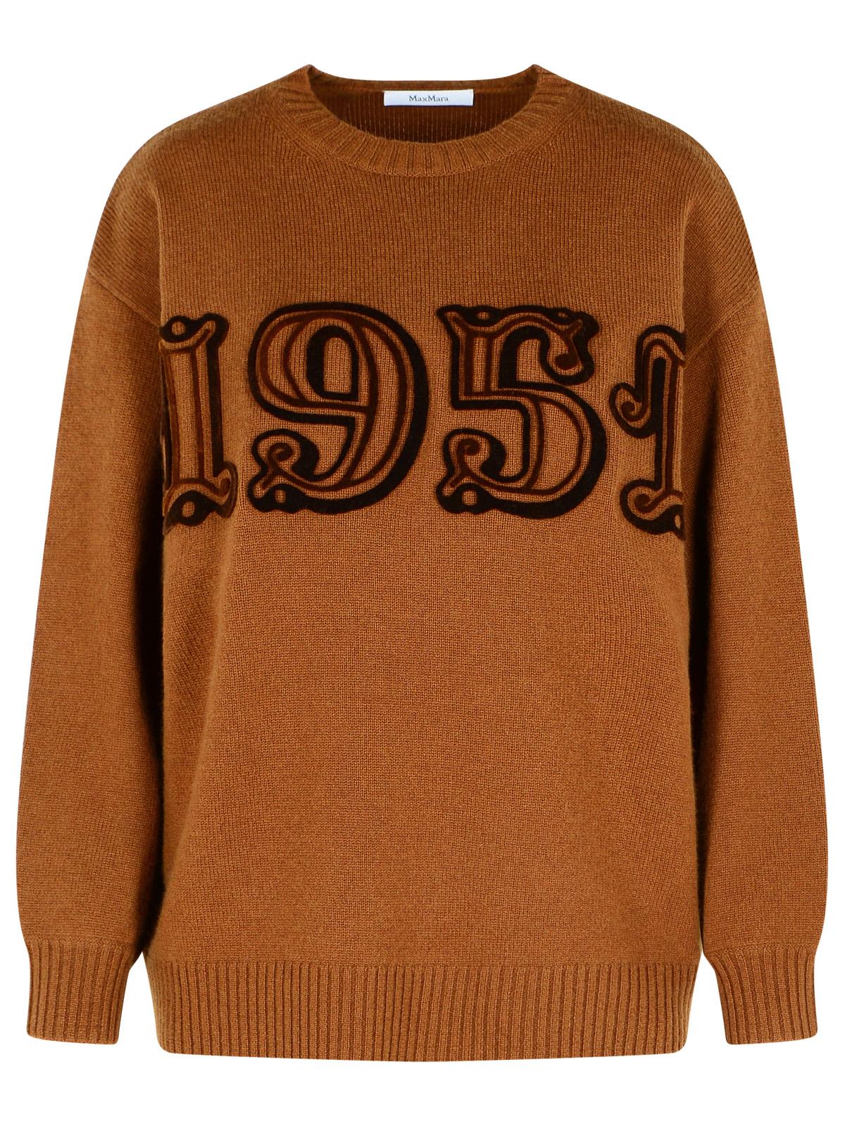 Max Mara Wool And Cashmere Leather Sweater Women MAX MARA