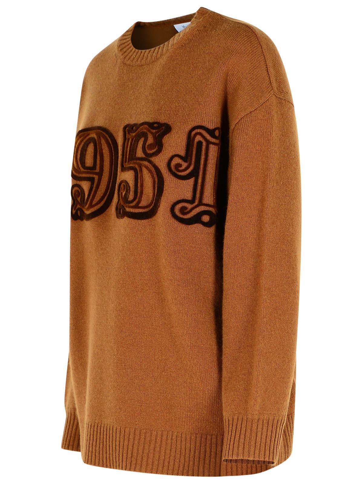 Max Mara Wool And Cashmere Leather Sweater Women MAX MARA