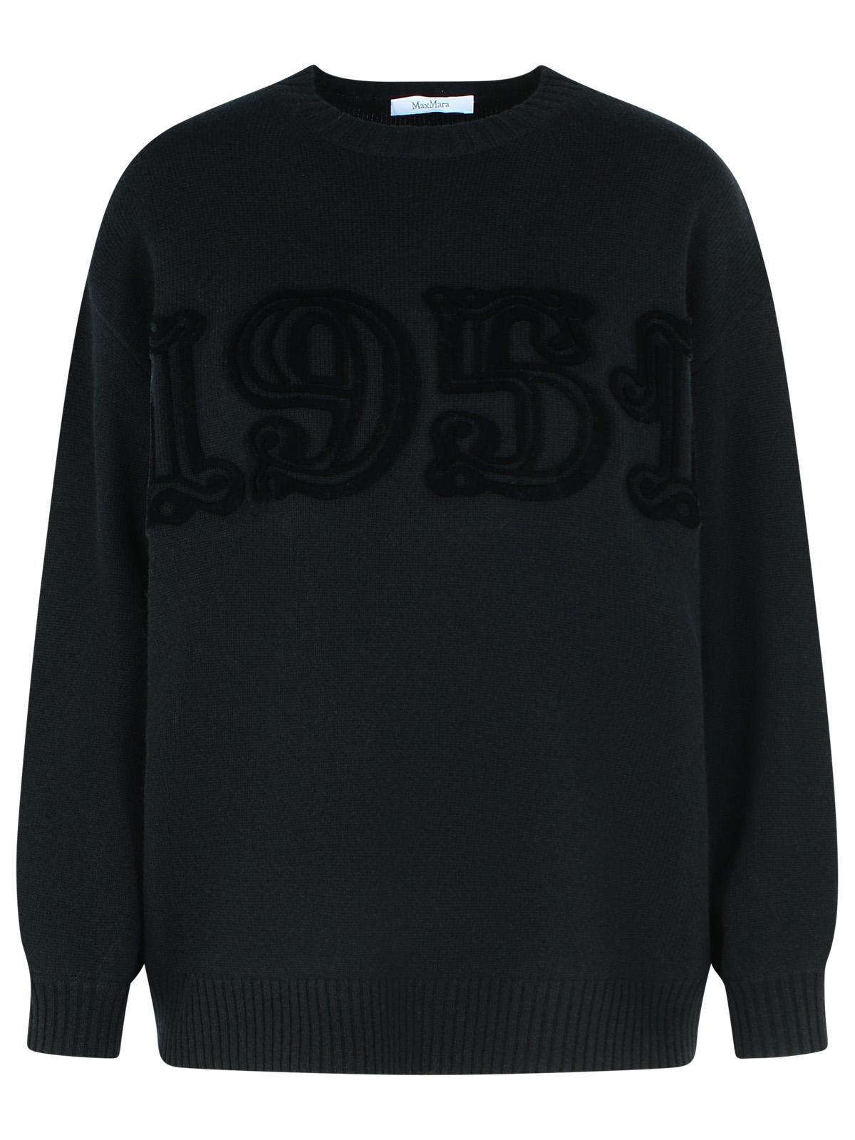 Max Mara Black Wool And Cashmere Sweater Women MAX MARA