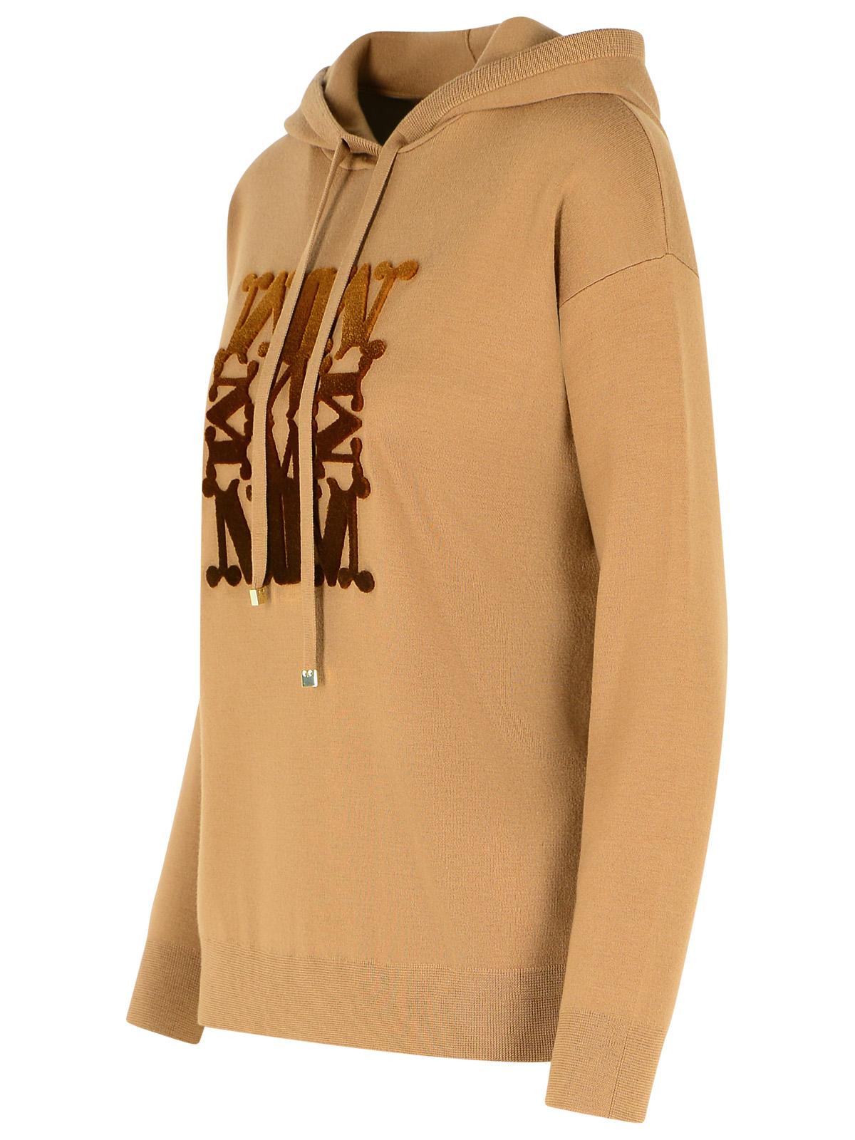 Max Mara Camel Virgin Wool Sweatshirt Women MAX MARA