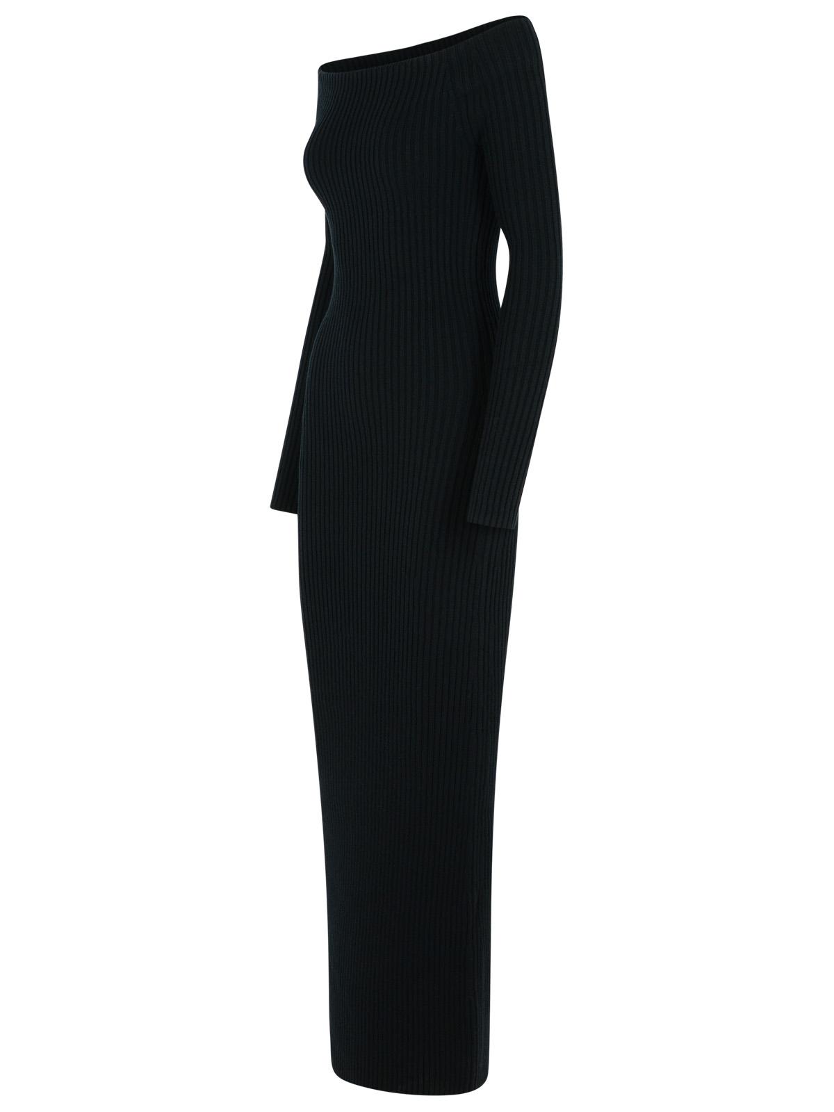 Max Mara 'Arnes 1234' Sheath Dress In Black Wool And Cachemire Women MAX MARA