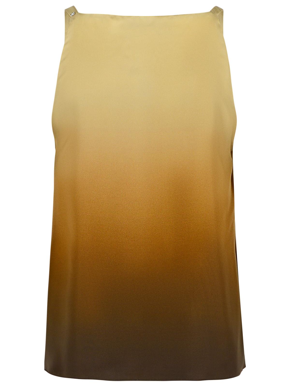 Sportmax 'Alcuno' Beige Gradient Silk Top Women SPORTMAX