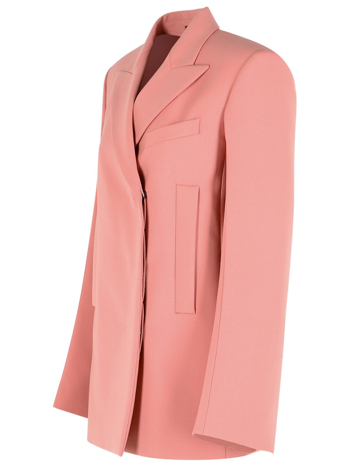 Sportmax 'Esule' Straight Blazer In Antique Pink Virgin Wool Women SPORTMAX