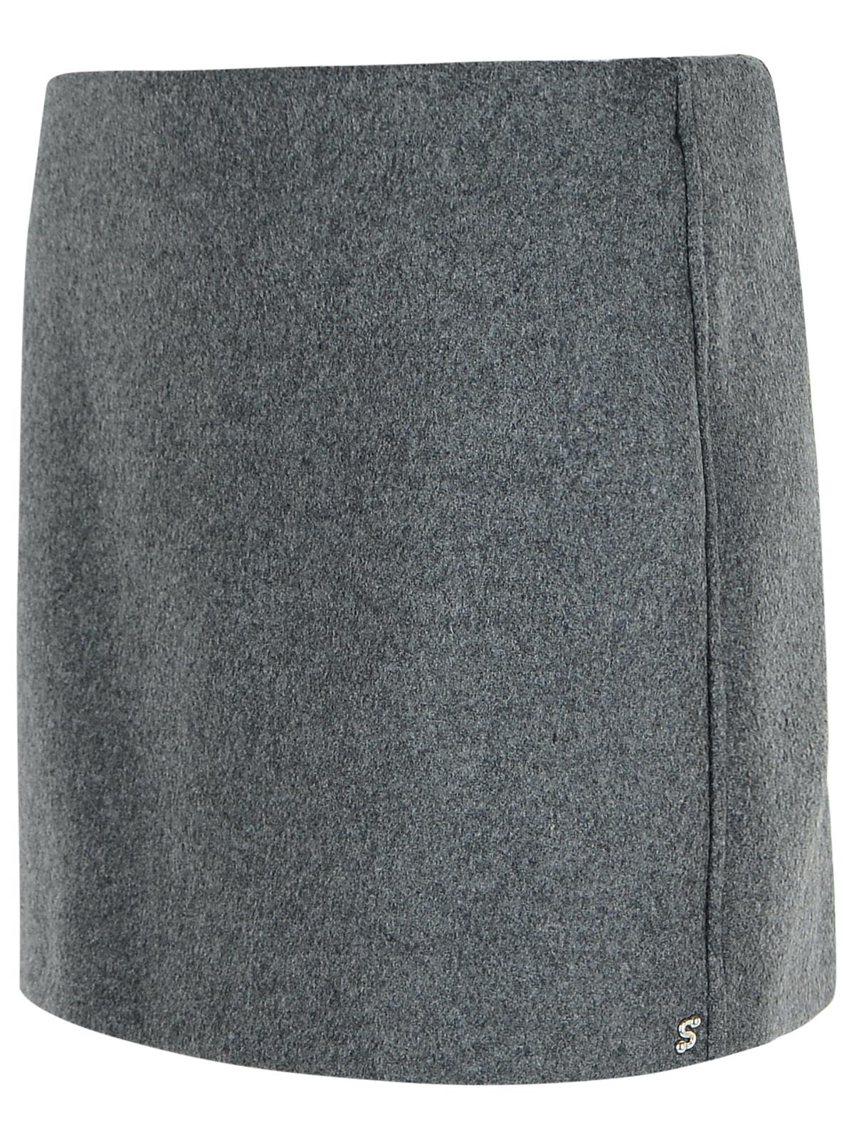Sportmax 'Poggio' Grey Virgin Wool Skirt Women SPORTMAX