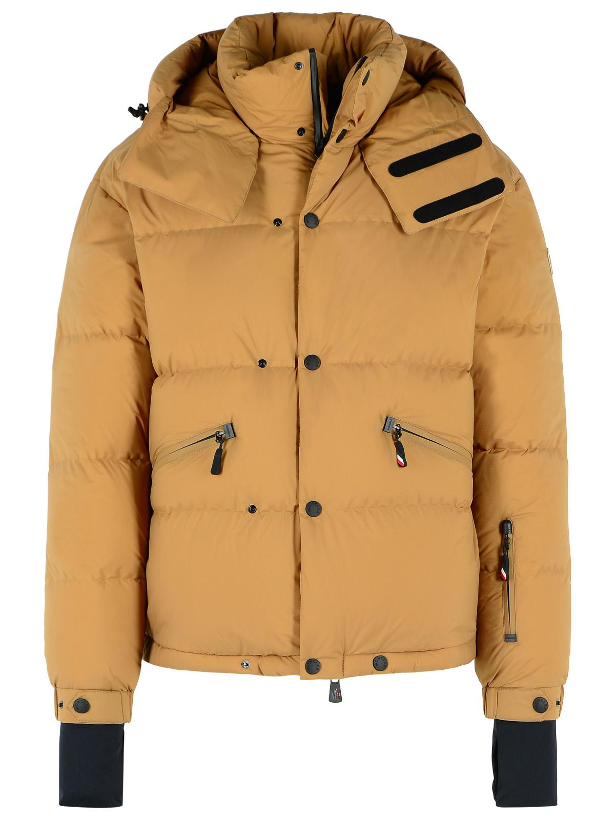 Moncler Grenoble 'Coraia' Beige Polyamide Hooded Ski Jacket Men MONCLER GRENOBLE