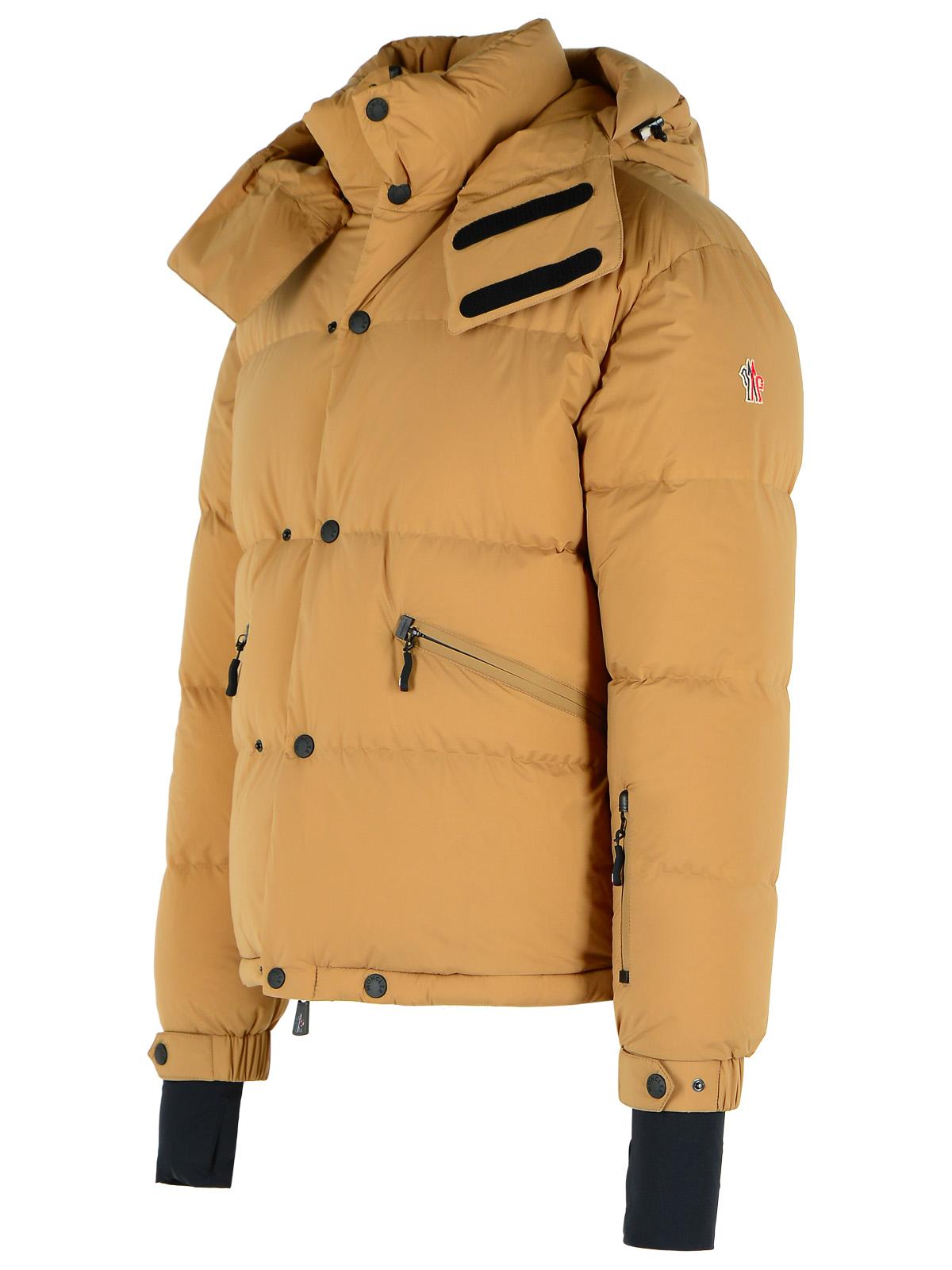 Moncler Grenoble 'Coraia' Beige Polyamide Hooded Ski Jacket Men MONCLER GRENOBLE