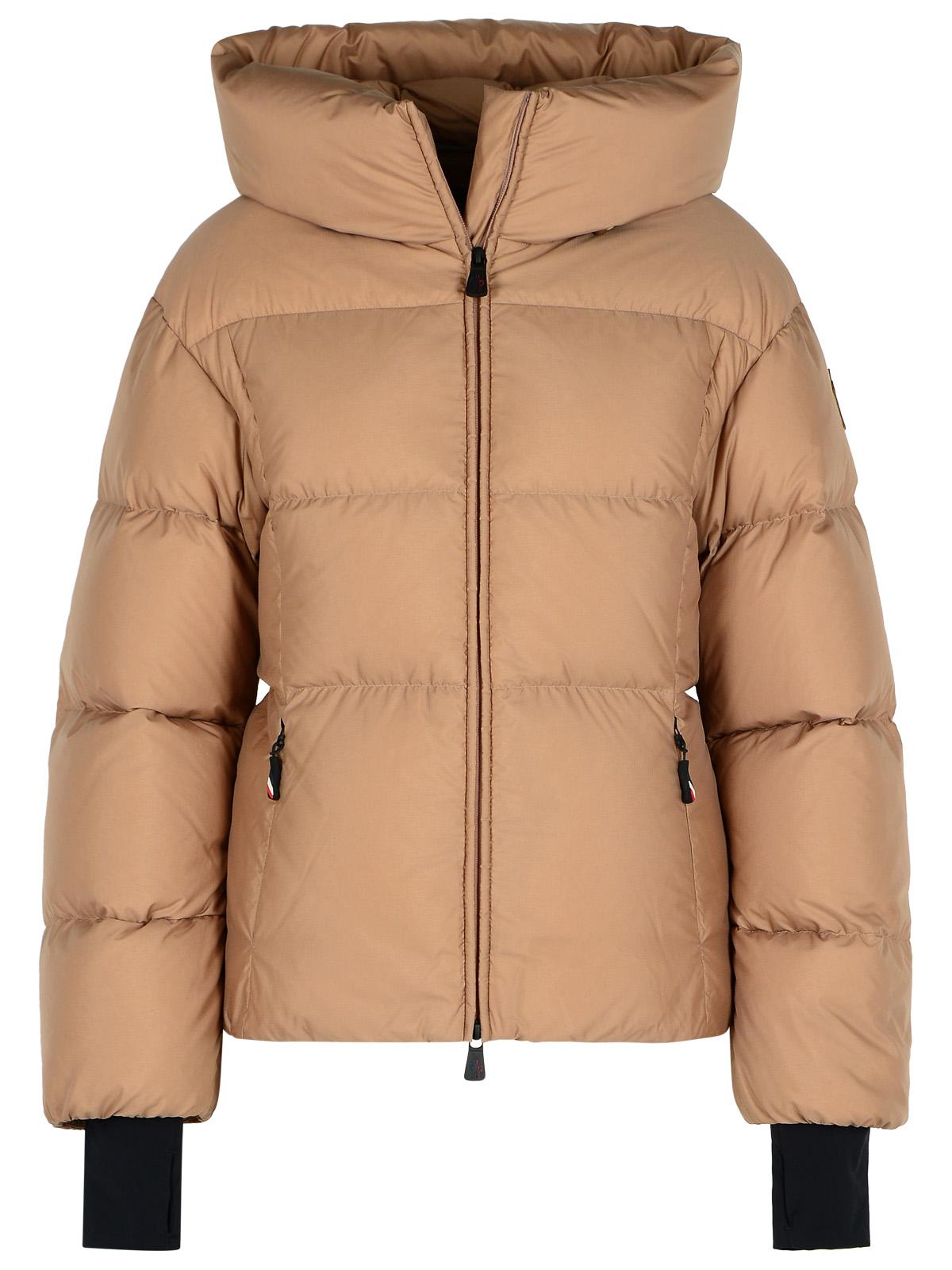 Moncler Grenoble 'Nisene' Beige Polyamide Down Jacket Women