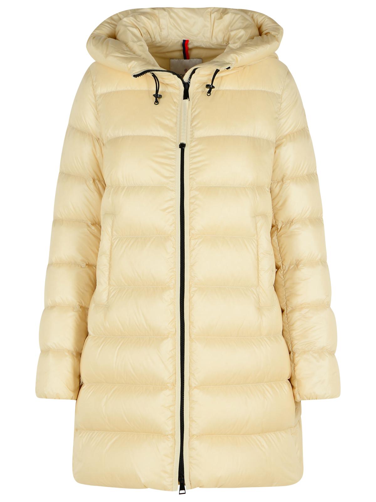 Moncler Suyenne' Ivory Polyamide Coat Women MONCLER