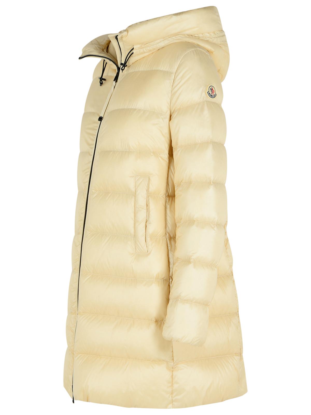 Moncler Suyenne' Ivory Polyamide Coat Women MONCLER