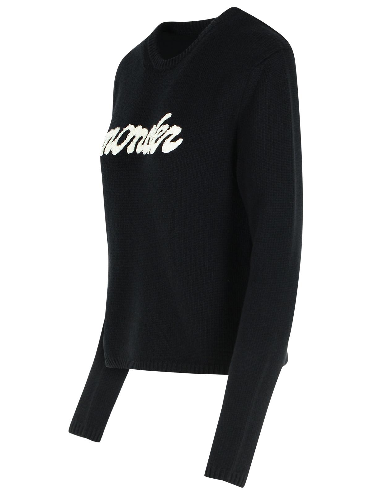 Moncler Black Virgin Wool And Cashmere Sweater Women MONCLER