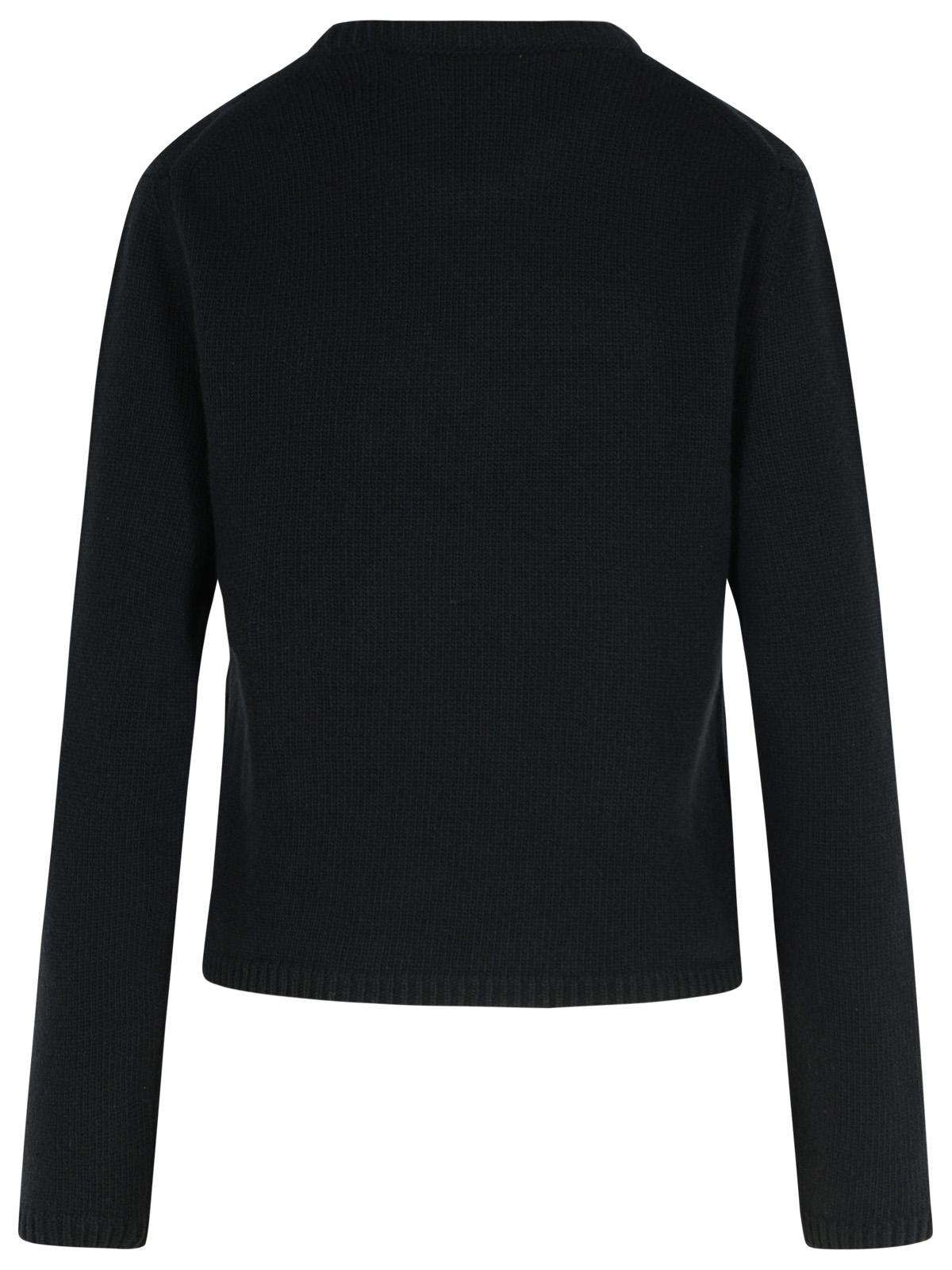Moncler Black Virgin Wool And Cashmere Sweater Women MONCLER