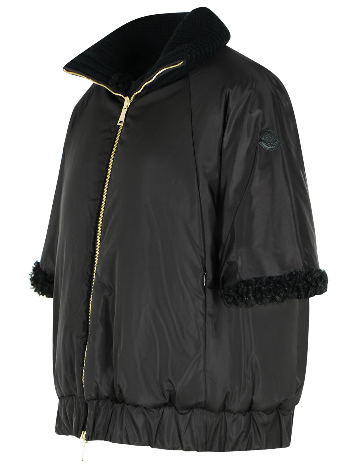 Moncler Reversible Hood In Black Polyester Women MONCLER