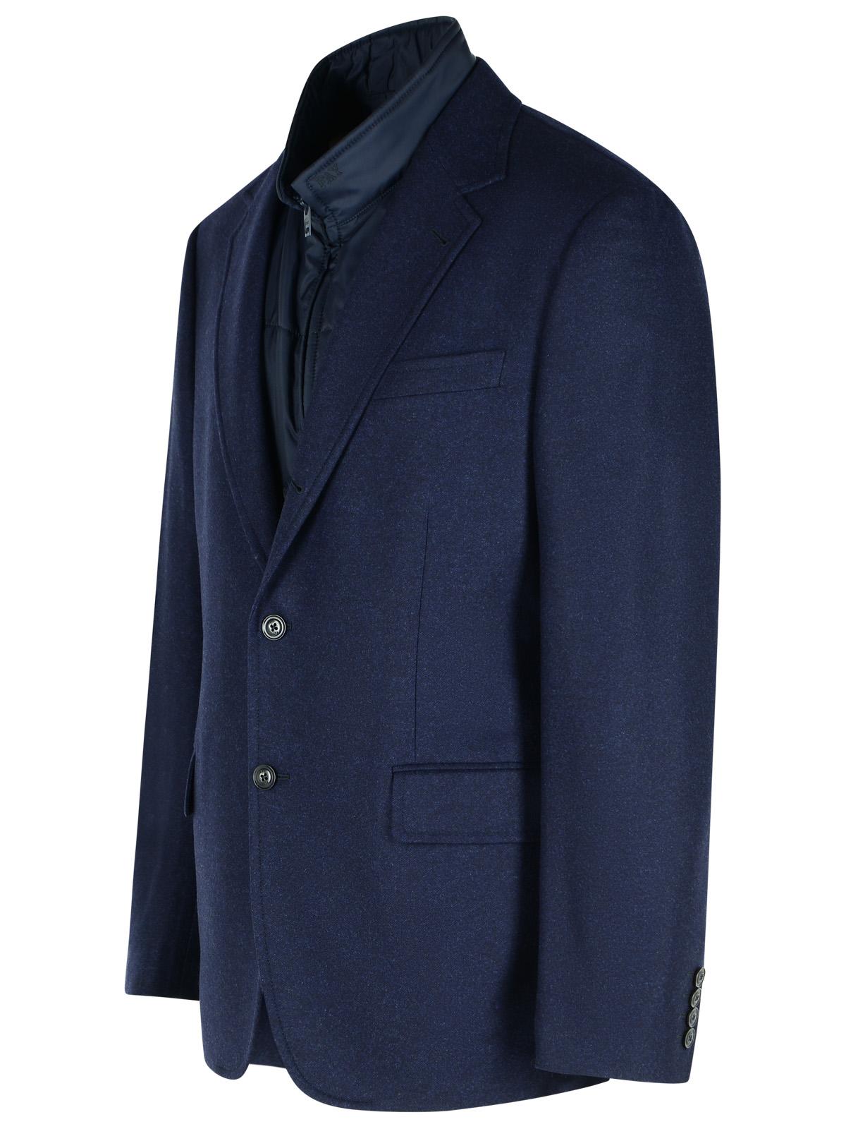 Fay 'Db' Navy Polyamide Jacket Men FAY