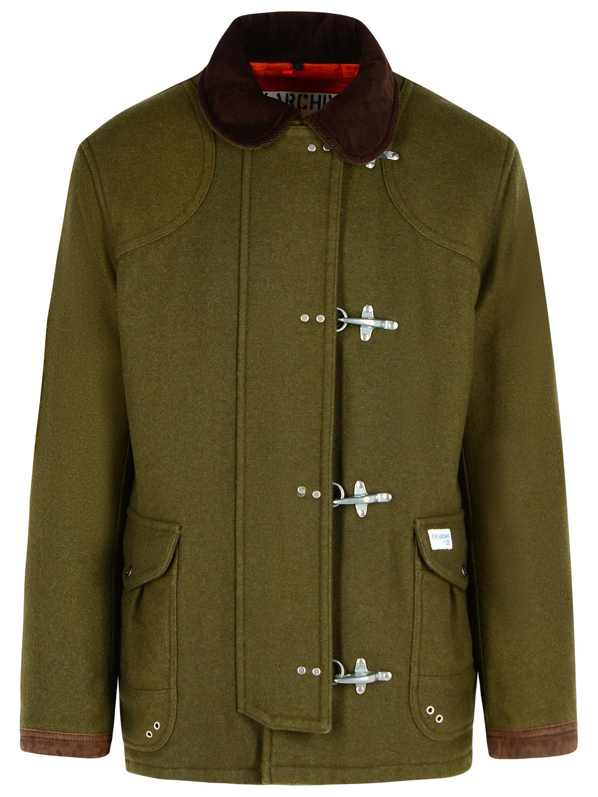 Fay '4Ganci' Green Wool Blend Jacket Men FAY