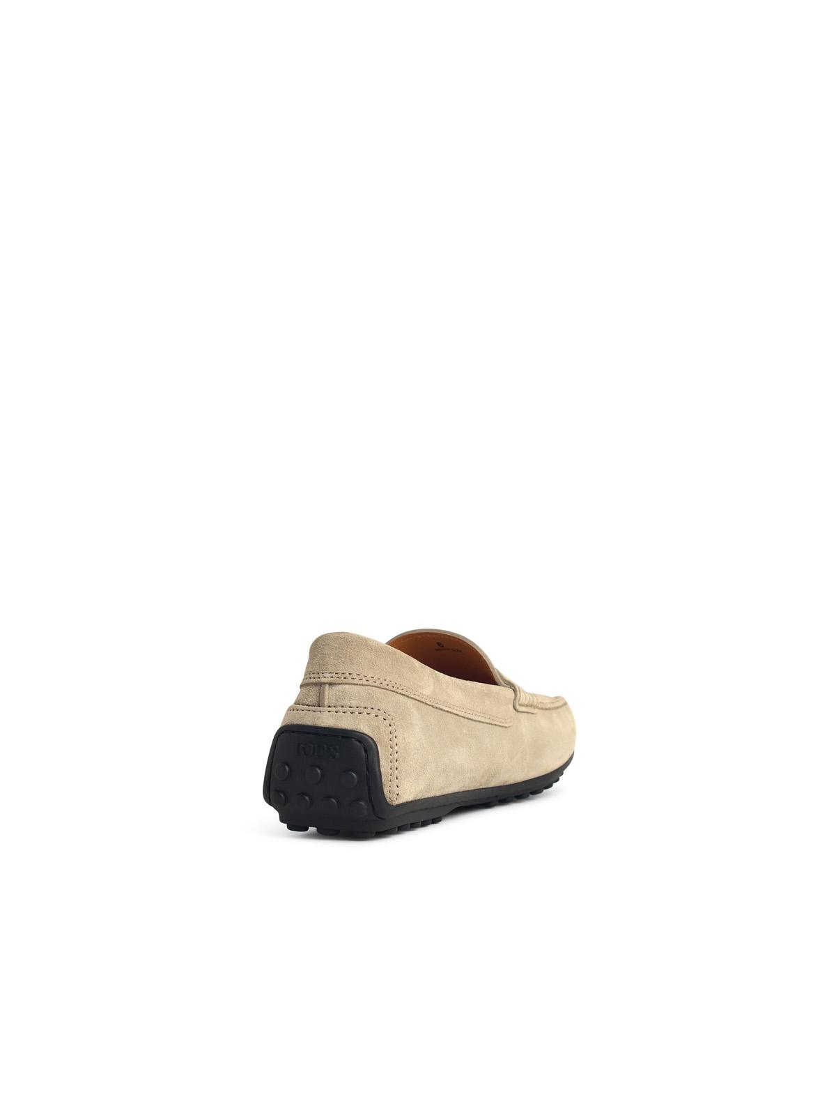 Tod's 'City Gommino' Beige Suede Loafers Men TOD'S