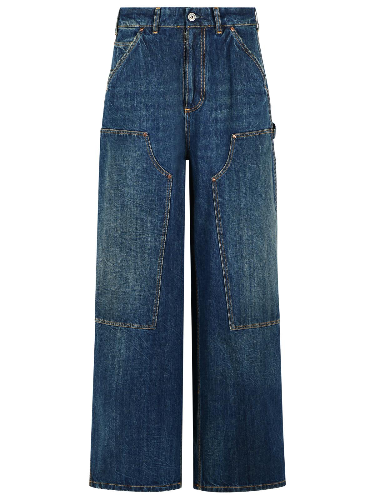 Maison Margiela 'Carpenter' Blue Cotton Jeans Women MAISON MARGIELA
