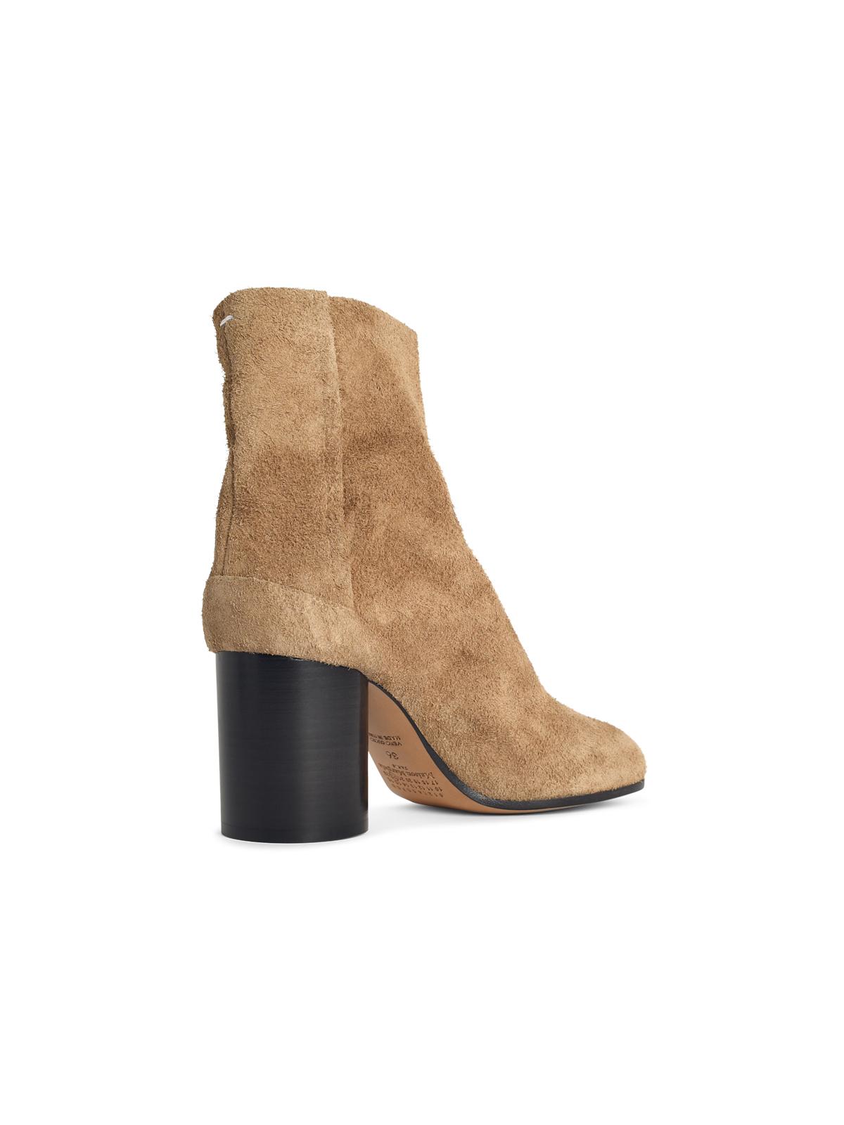 Maison Margiela Camel Suede Tabi Ankle Boots Women MAISON MARGIELA