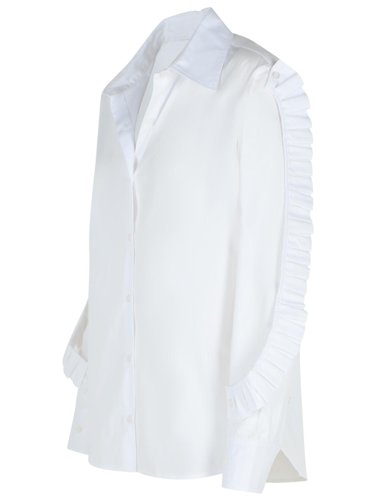 Coperni 'Ruffle' White Cotton Shirt Women COPERNI