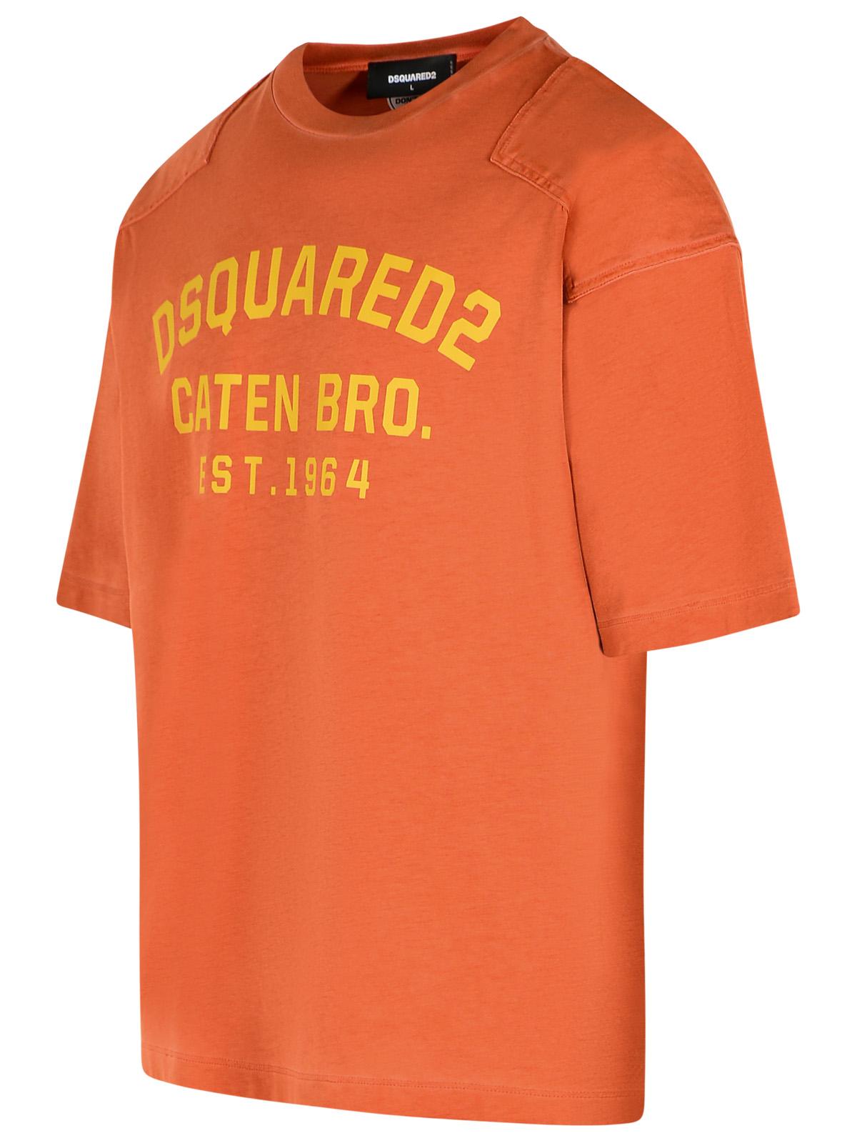 Dsquared2 Brick Cotton T-Shirt Men DSQUARED2
