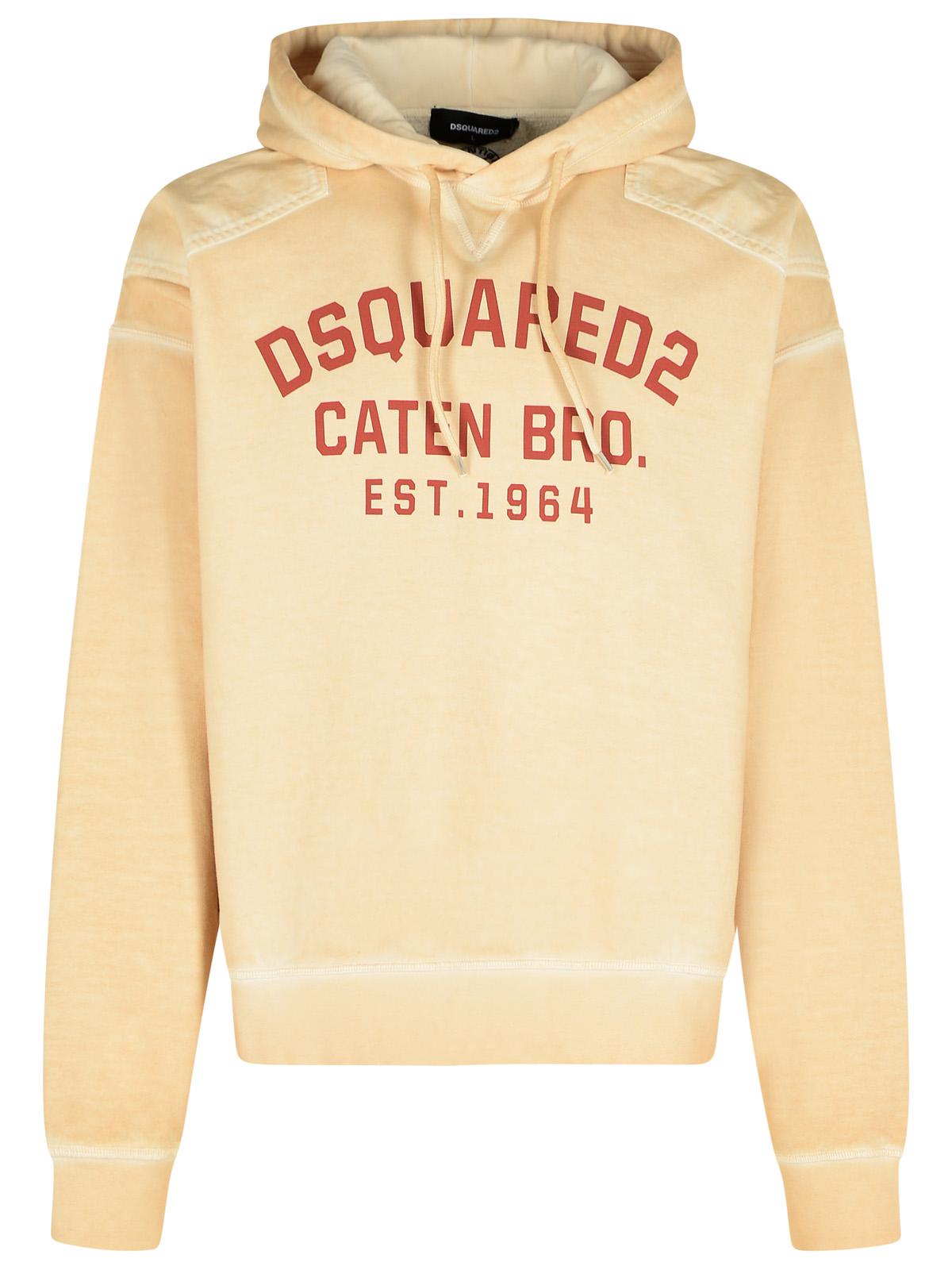 Dsquared2 'Cipro' Sand Cotton Sweatshirt Men DSQUARED2