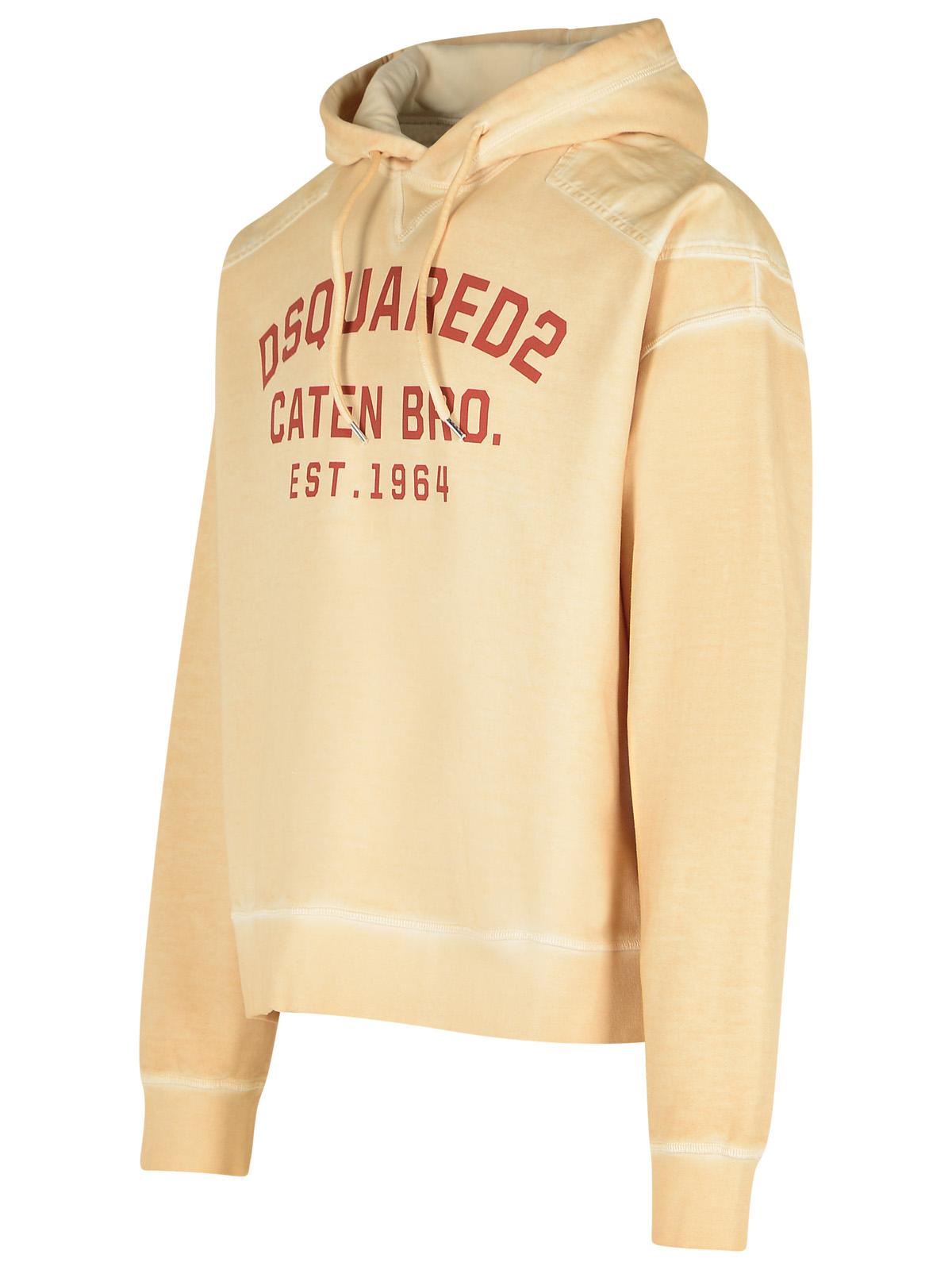 Dsquared2 'Cipro' Sand Cotton Sweatshirt Men DSQUARED2
