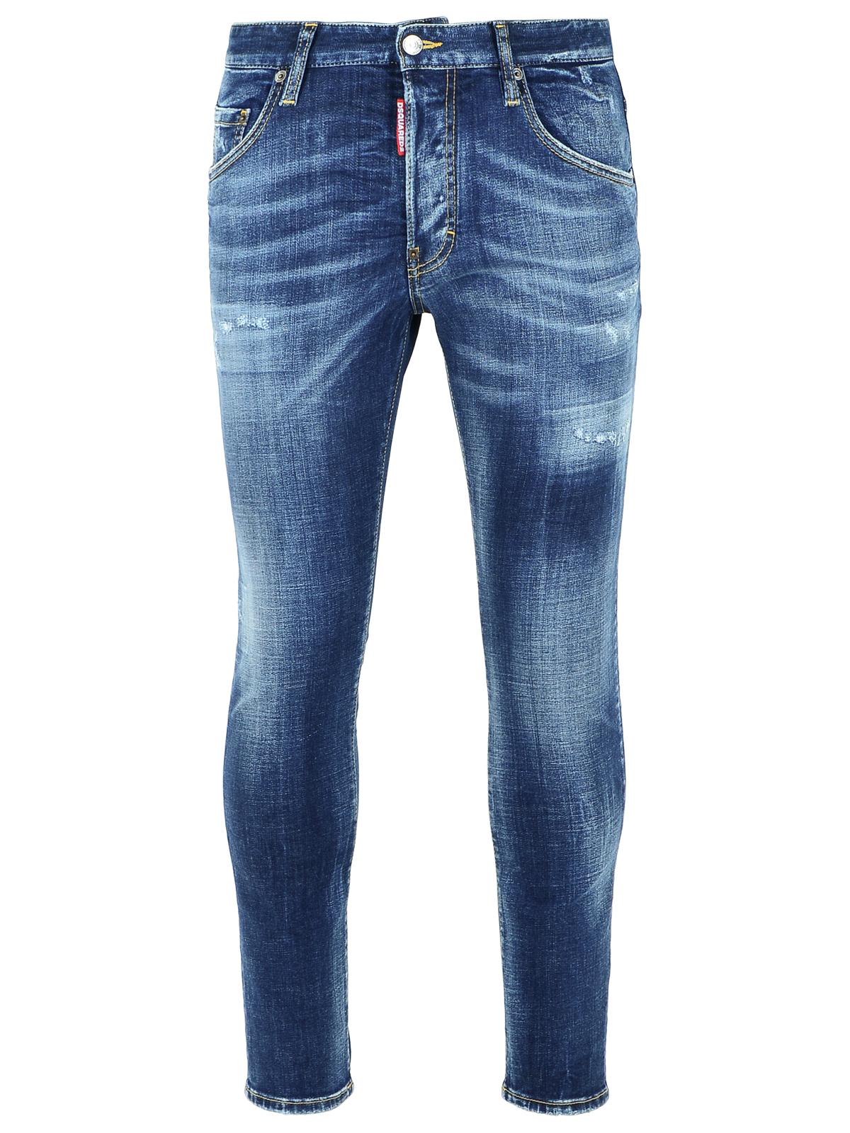 Dsquared2 Blue Cotton Jeans Men DSQUARED2