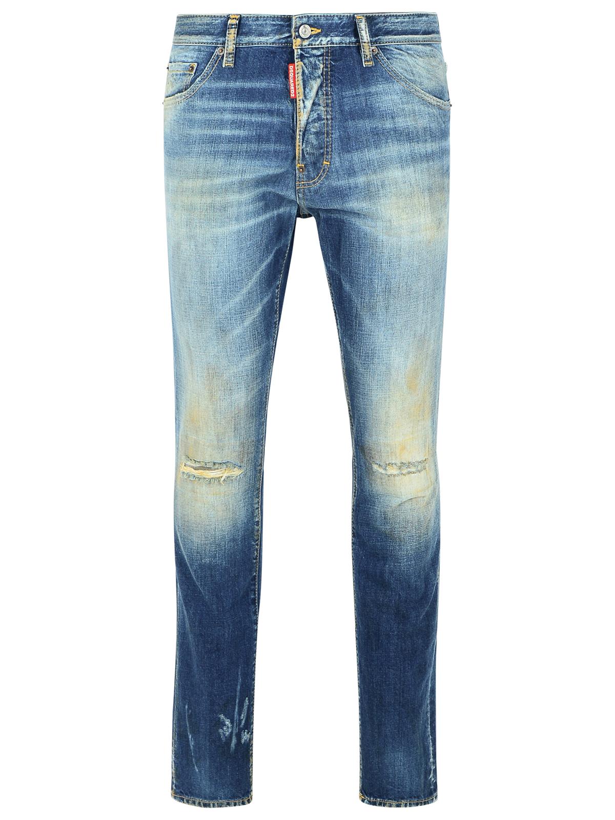 Dsquared2 Blue Cotton Jeans Men DSQUARED2