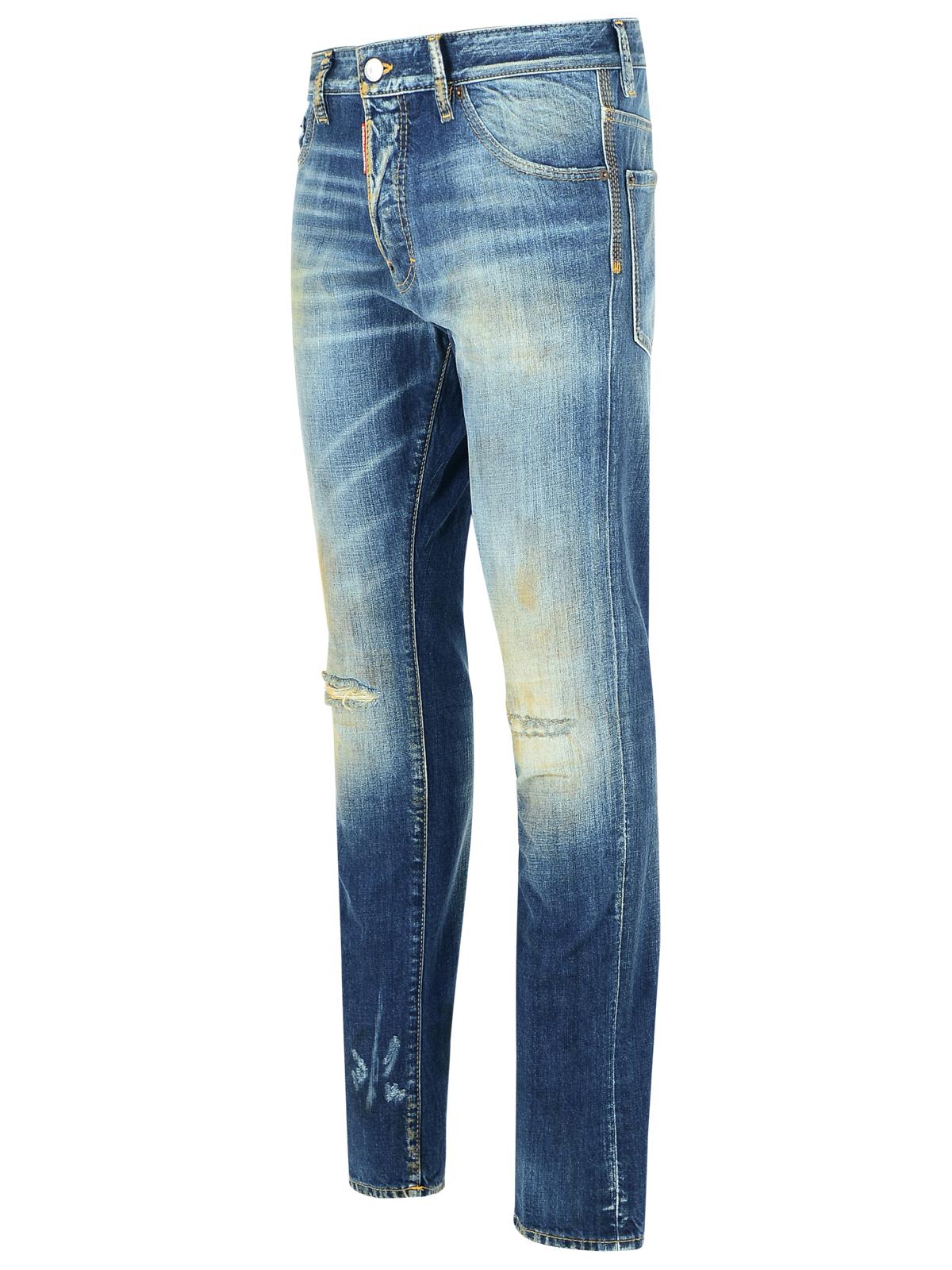 Dsquared2 Blue Cotton Jeans Men DSQUARED2