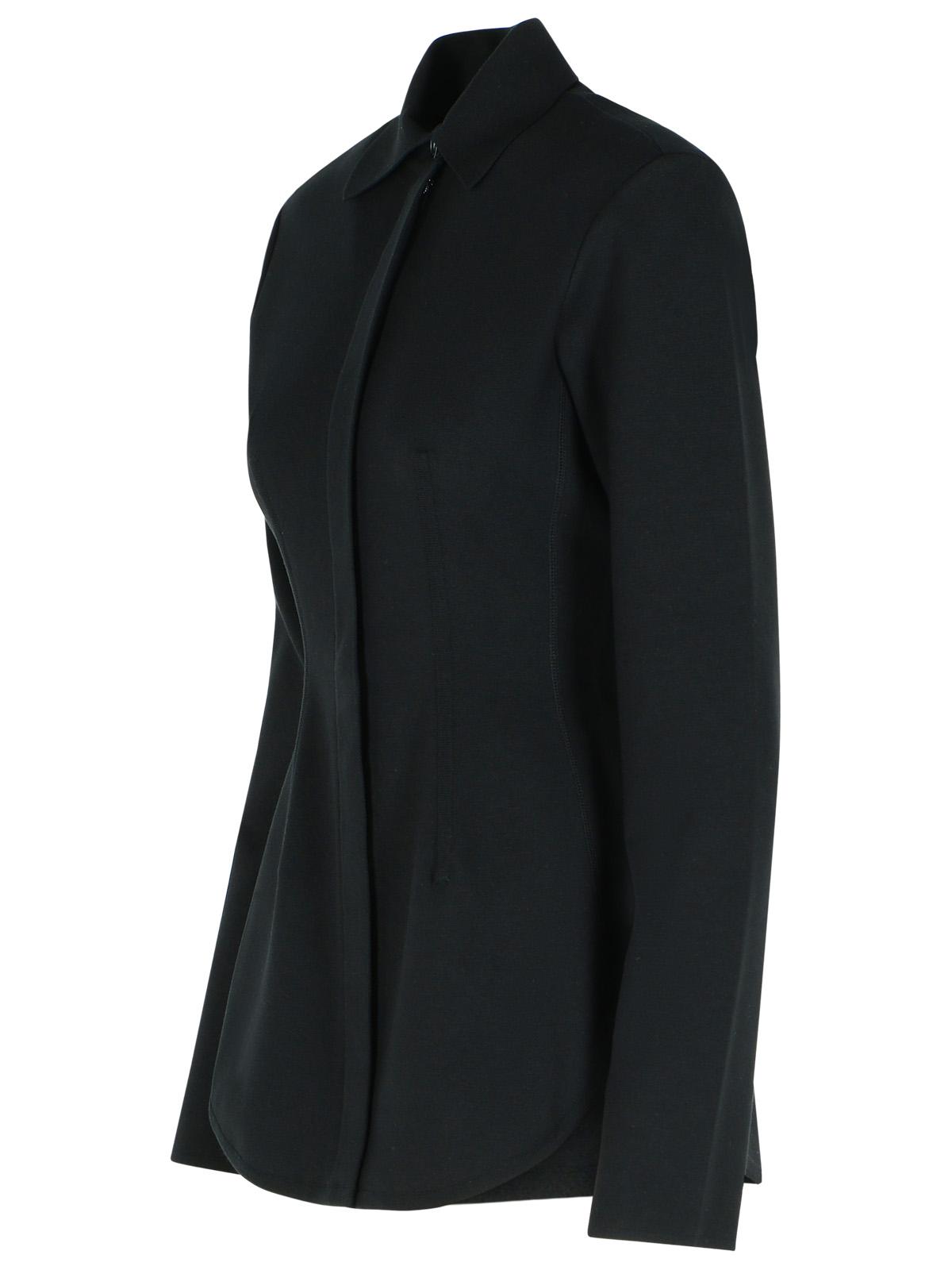 Sportmax 'Baffo' Black Viscose Knit Shirt Women SPORTMAX