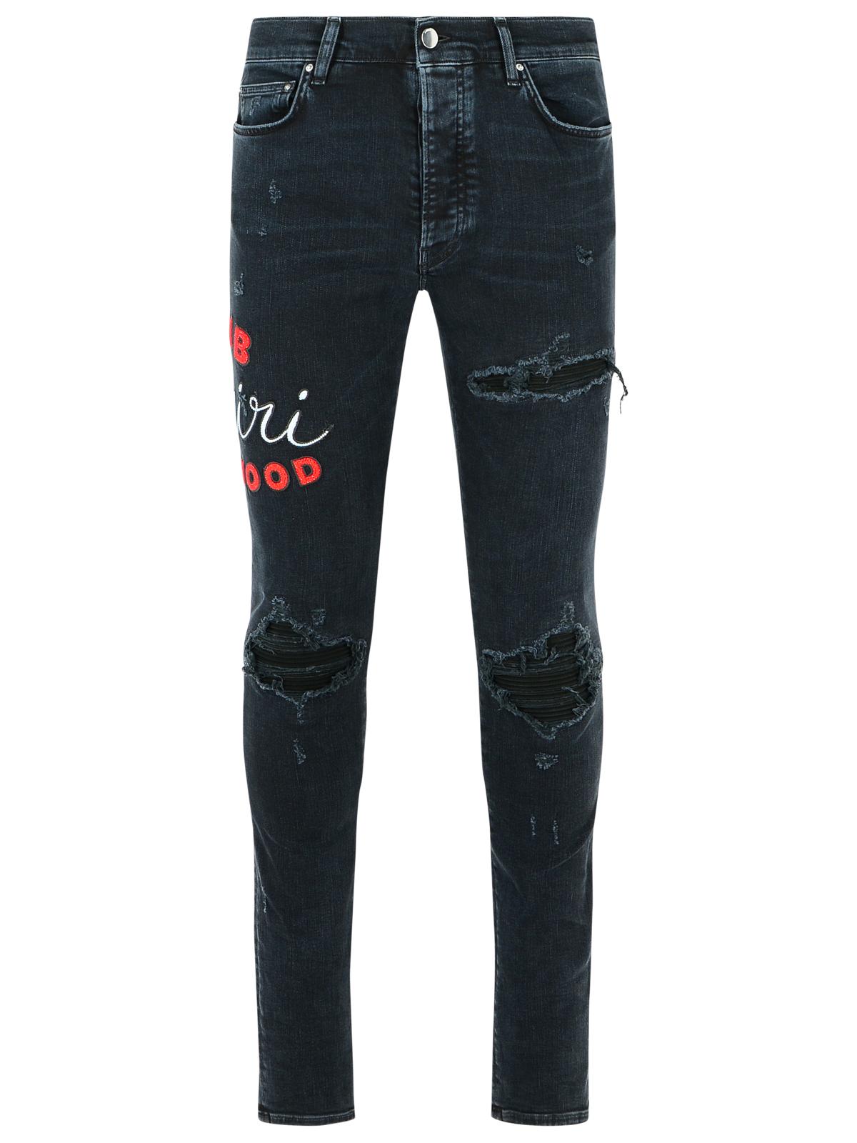 Amiri Black Cotton Jeans Men AMIRI