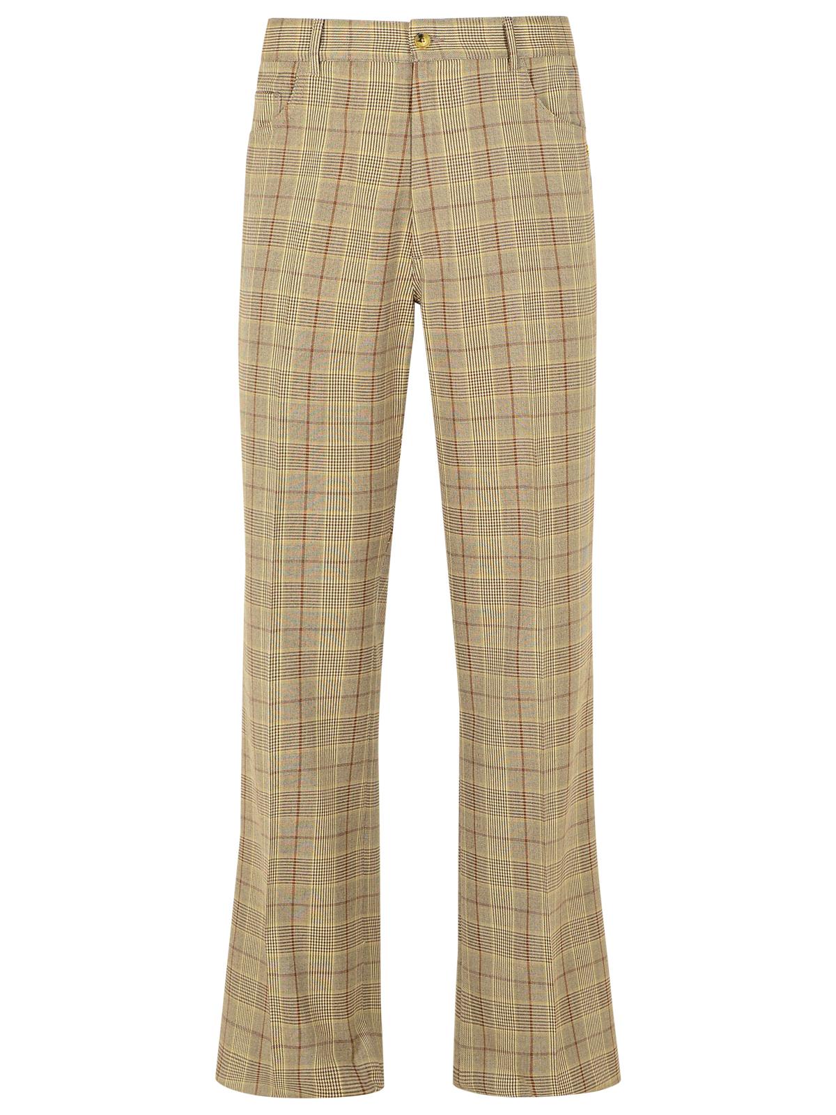 Amiri Beige Virgin Wool Blend Trousers Men AMIRI