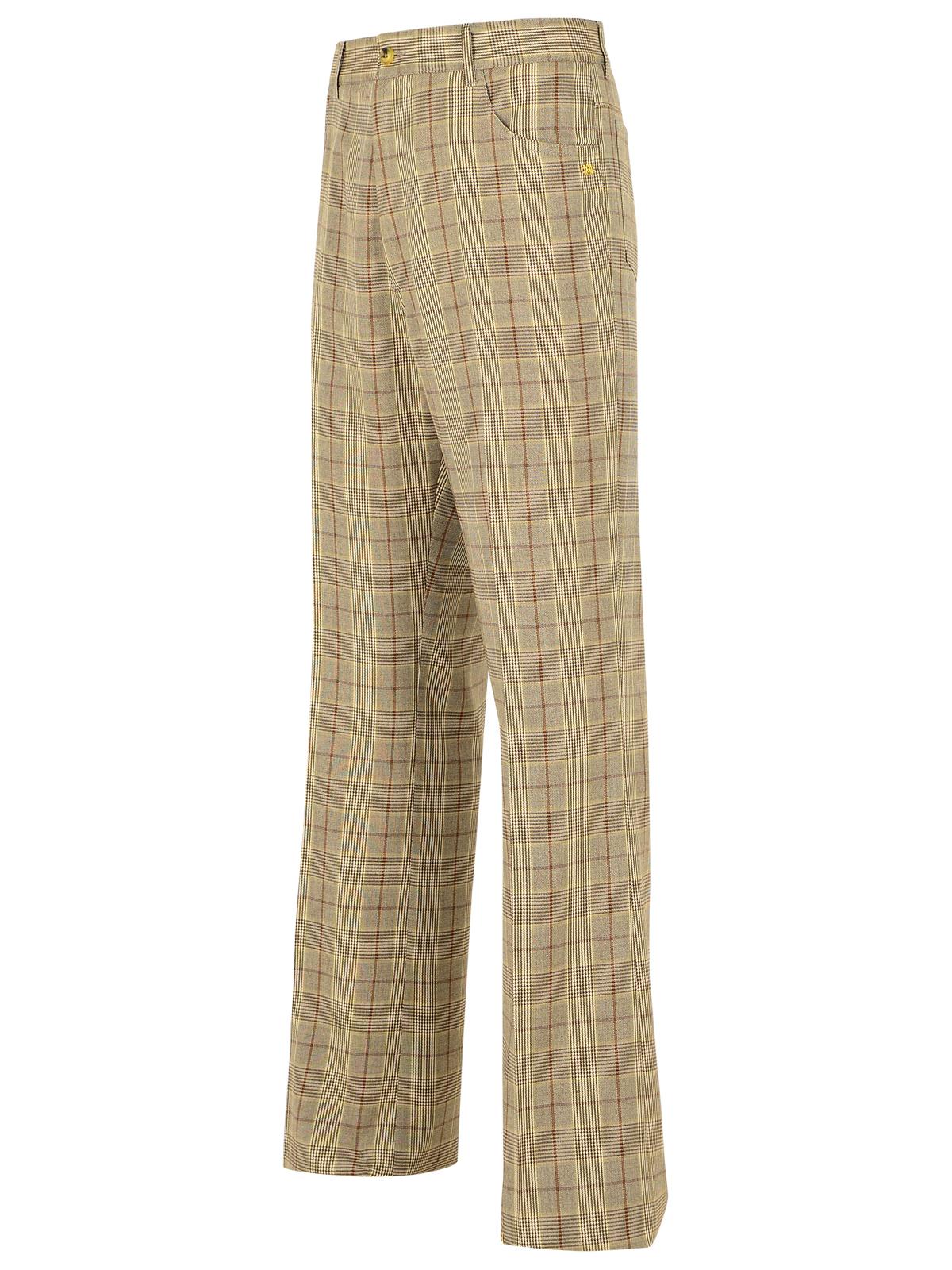 Amiri Beige Virgin Wool Blend Trousers Men AMIRI