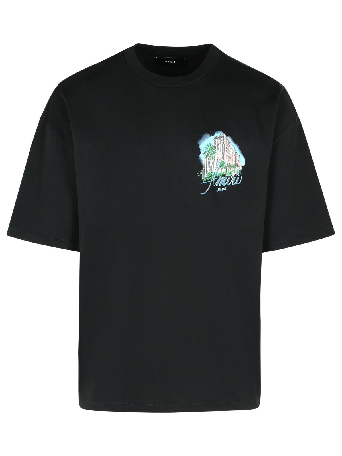 Amiri Black Cotton T-Shirt Men AMIRI
