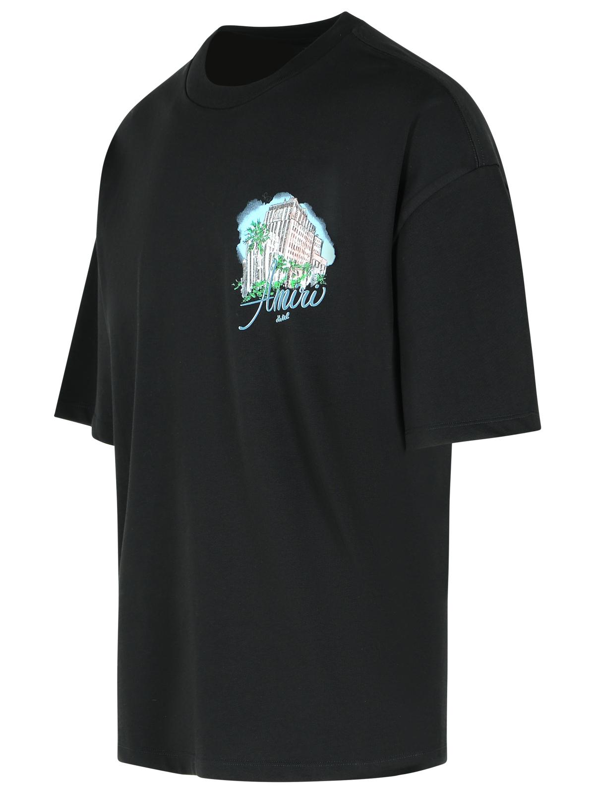 Amiri Black Cotton T-Shirt Men AMIRI