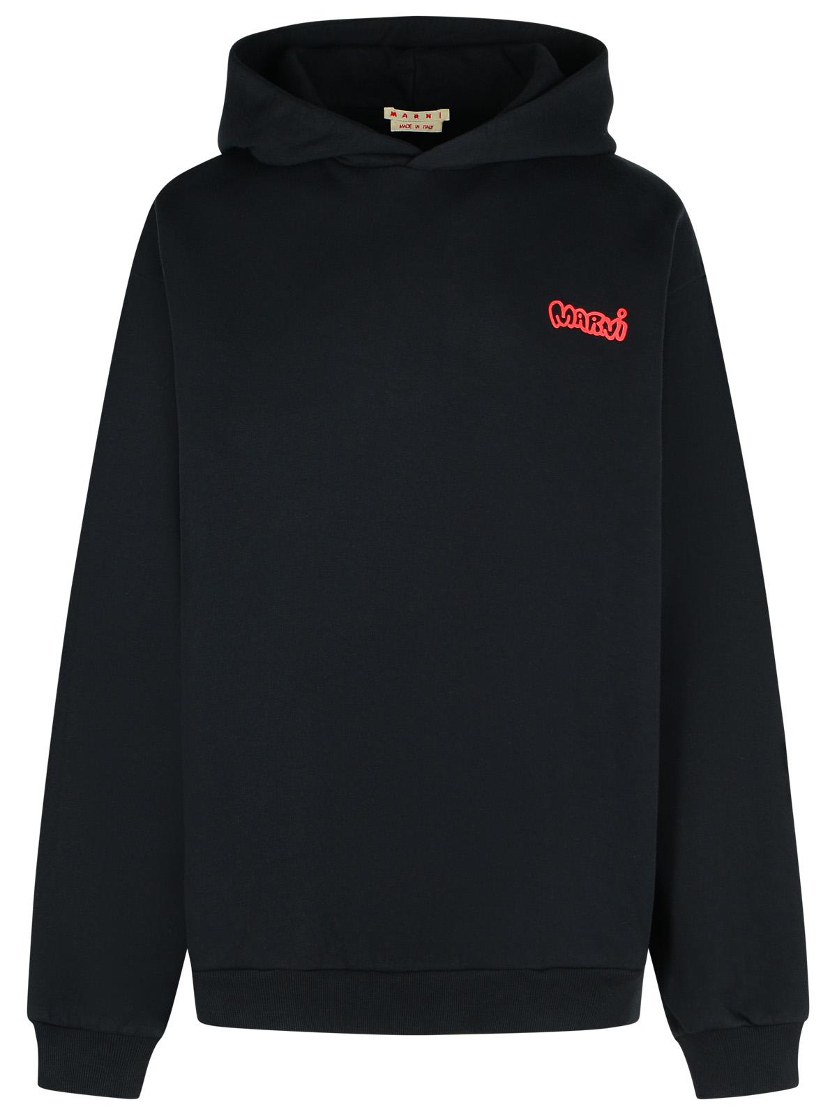 Marni Black Cotton Sweatshirt Men MARNI