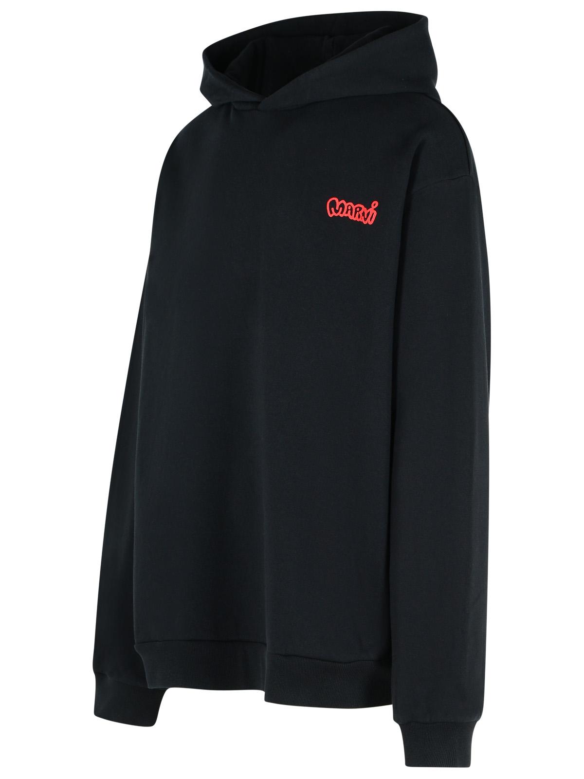 Marni Black Cotton Sweatshirt Men MARNI