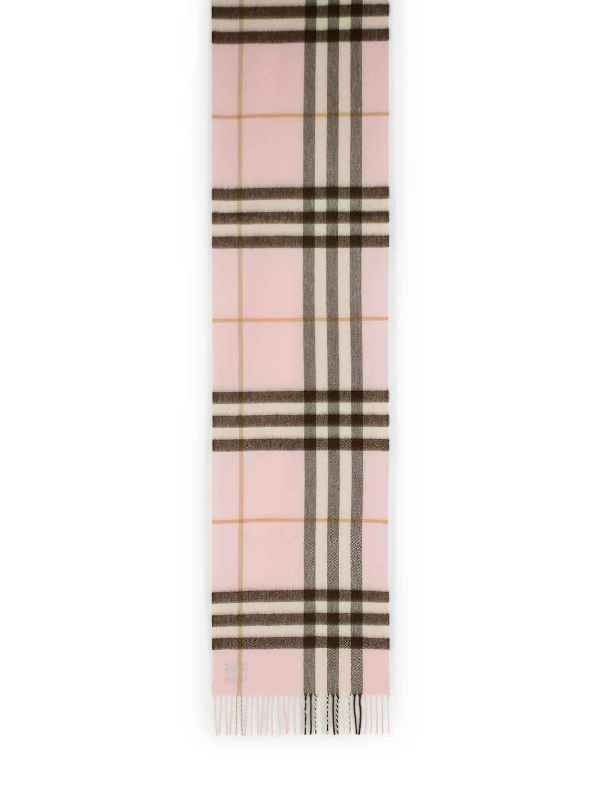 Burberry Pink Cashmere Scarf Women