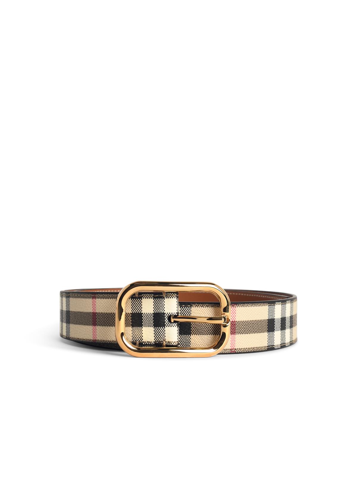 Burberry Beige Tela Belt Women BURBERRY