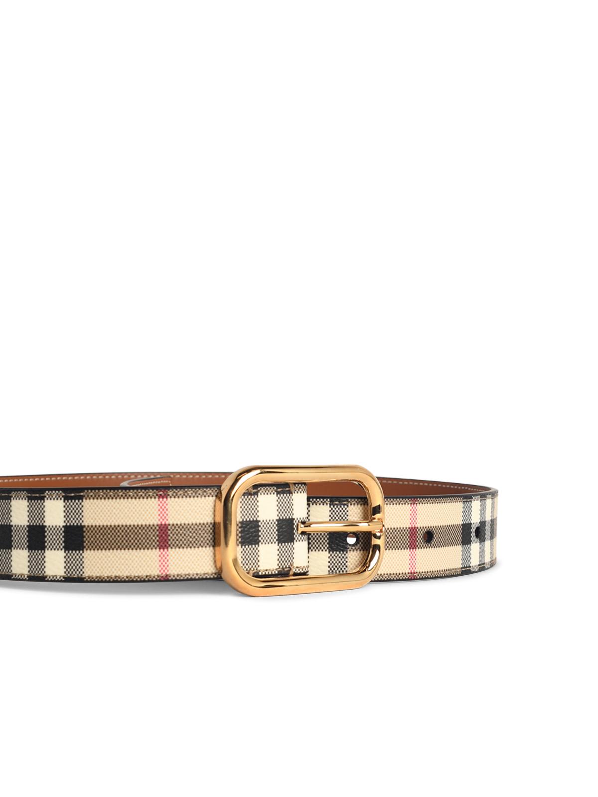 Burberry Beige Tela Belt Women BURBERRY