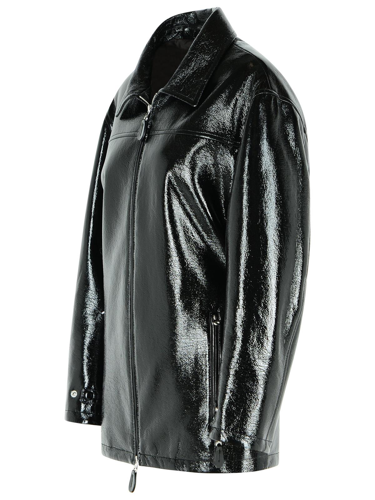 Courreges 'Vinyl' Black Cotton Blend Jacket Women COURREGES