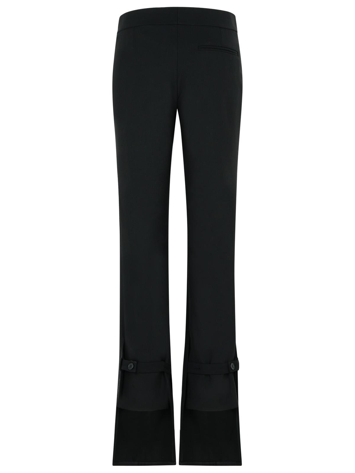 Courreges Black Wool Blend Pants Women COURREGES