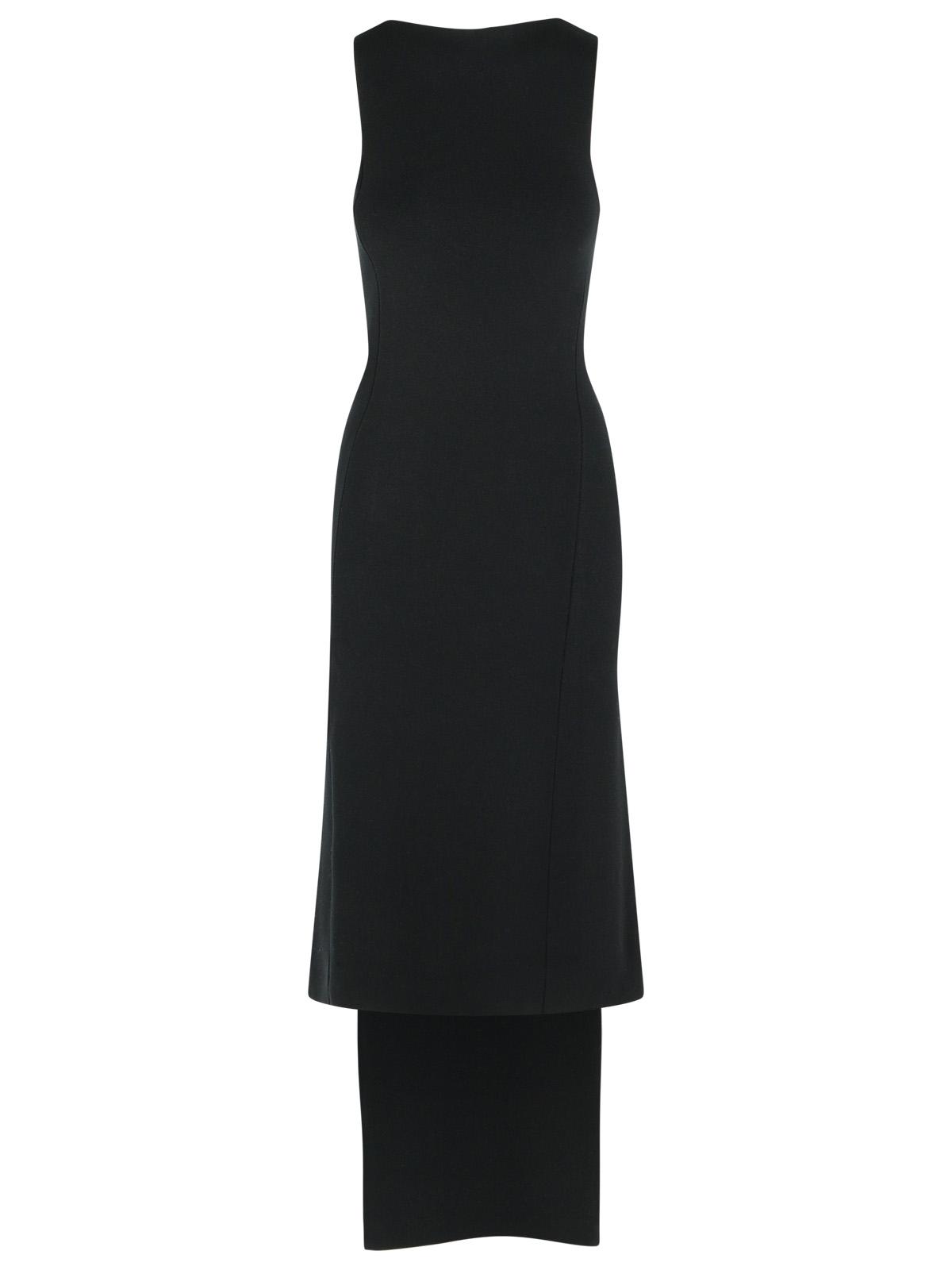Courreges 'Oblique' Dress In Black Viscose Blend Women COURREGES